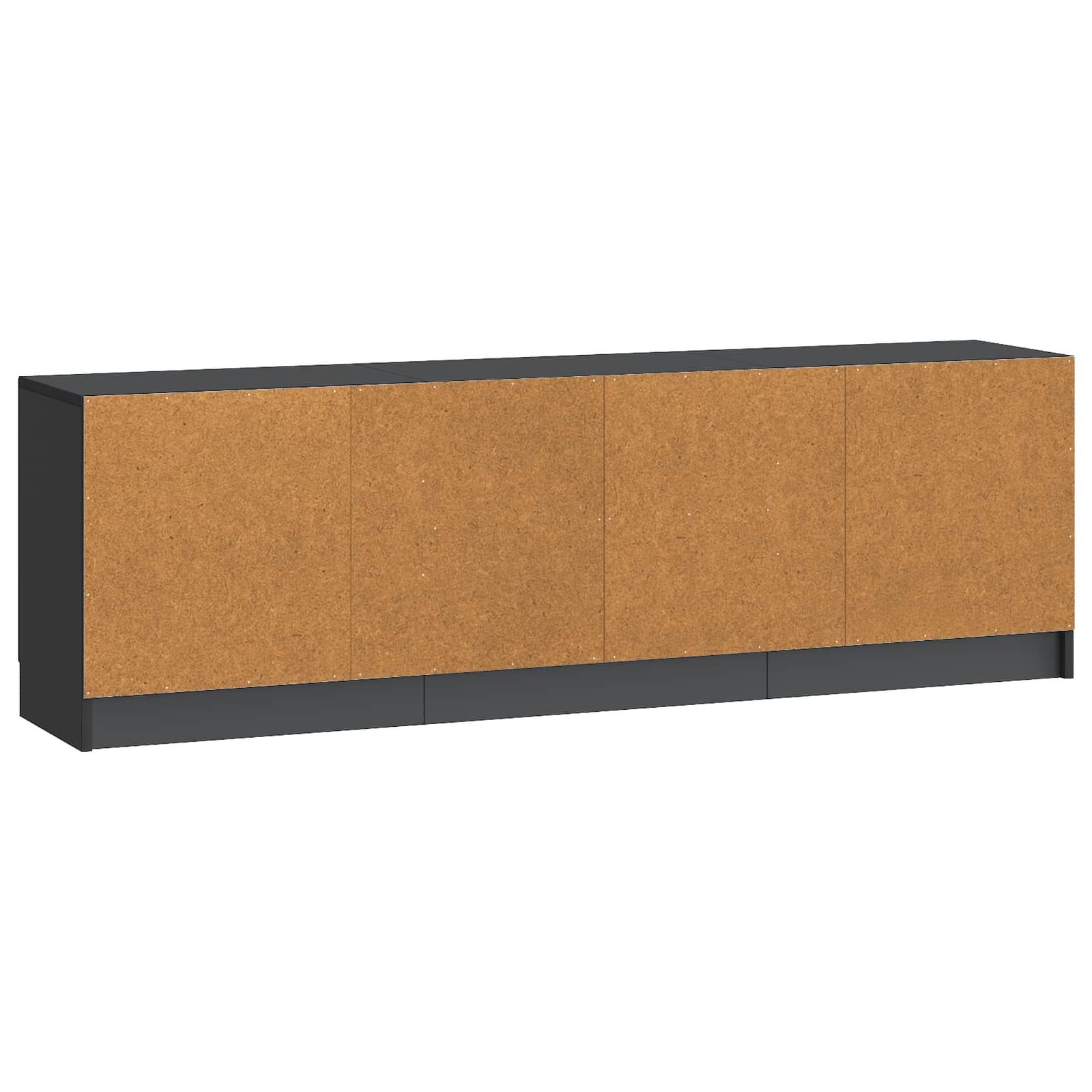 Meuble TV Noir 150 x 31 x 47 cm Bois d'ingénierie - XIOS