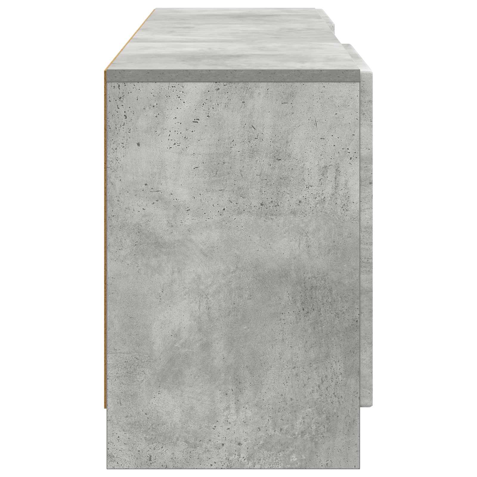 Meuble TV Gris béton 150 x 31 x 47 cm Bois d'ingénierie - XIOS