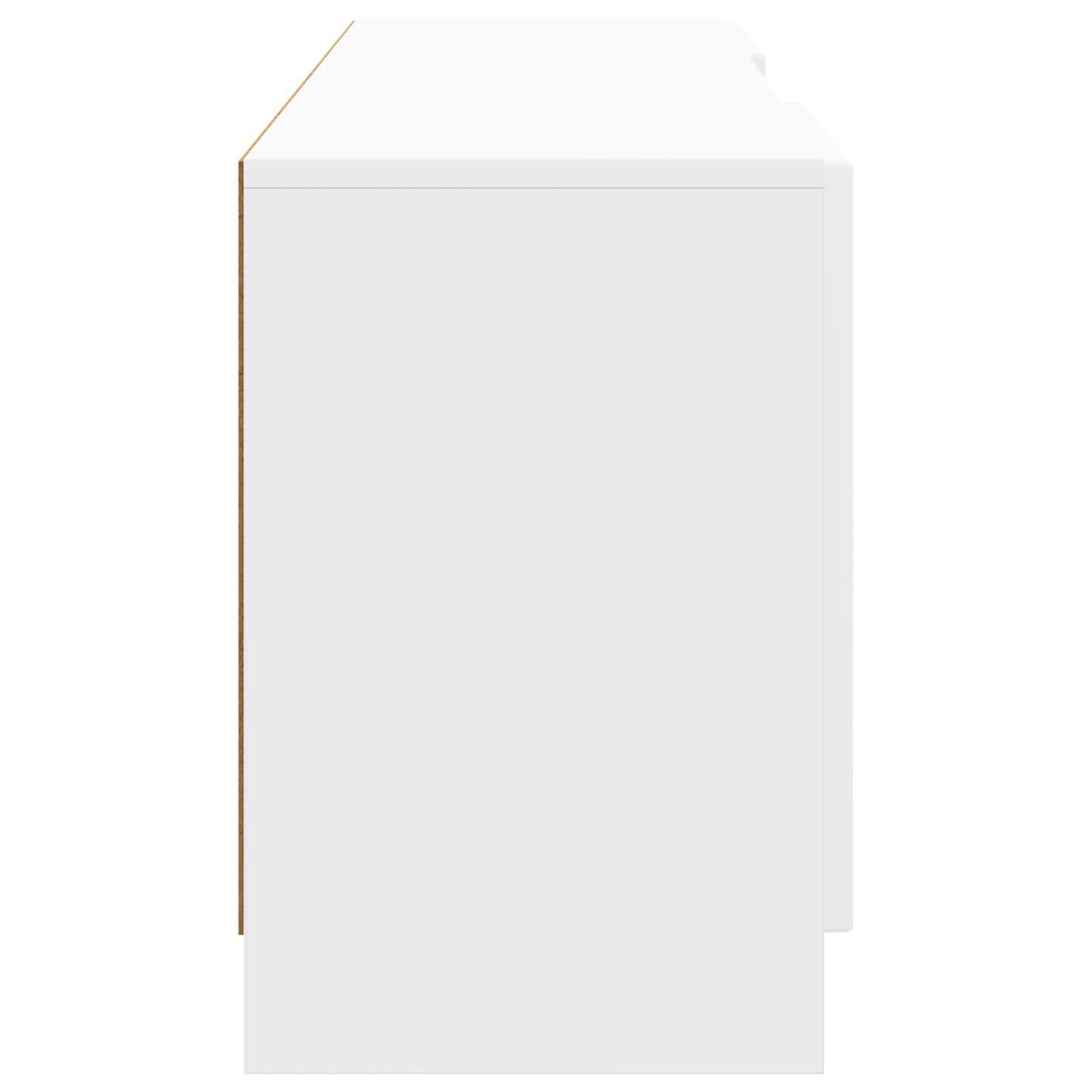 Meuble TV Blanc brillant 150 x 31 x 47 cm Bois d'ingénierie - XIOS