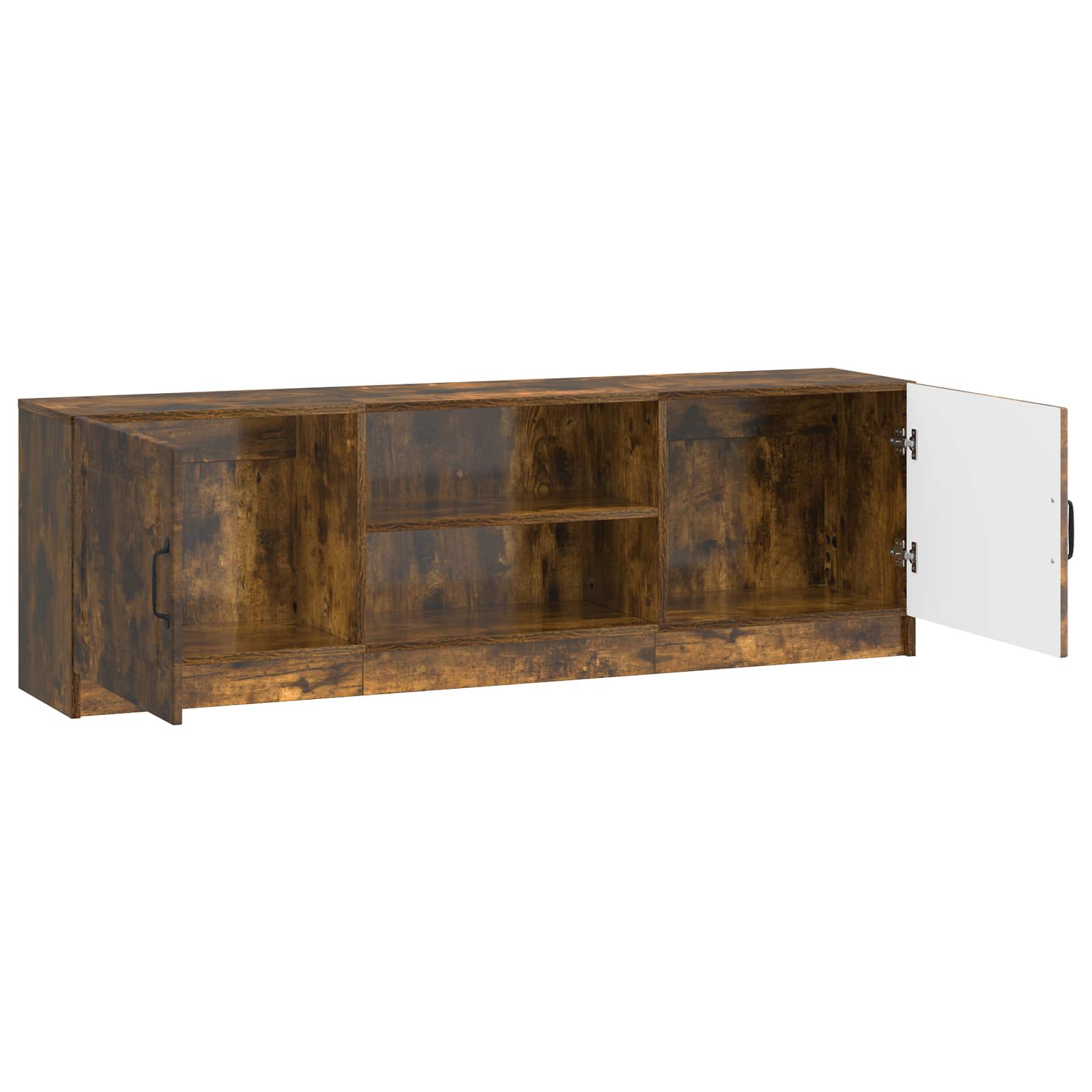 Meuble TV Chêne fumé 150 x 31 x 47 cm Bois d'ingénierie - XIOS