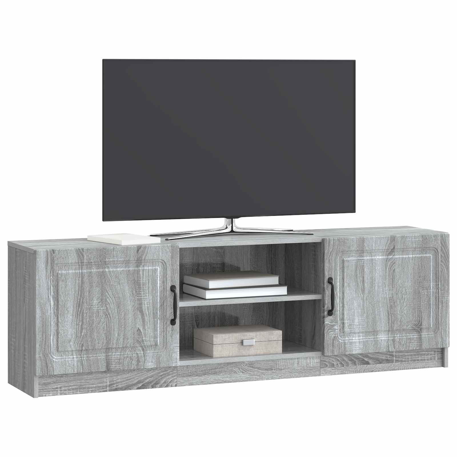 Meuble TV Sonoma gris 150 x 31 x 47 cm Bois d'ingénierie - XIOS
