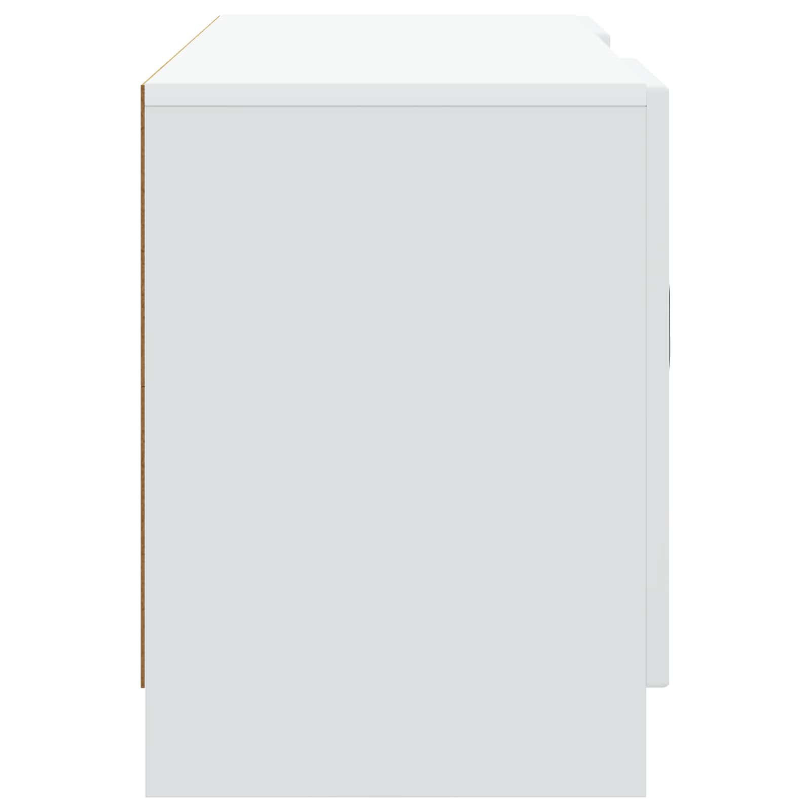 Meuble TV Blanc 102 x 34,5 x 47 cm Bois d'ingénierie - XIOS