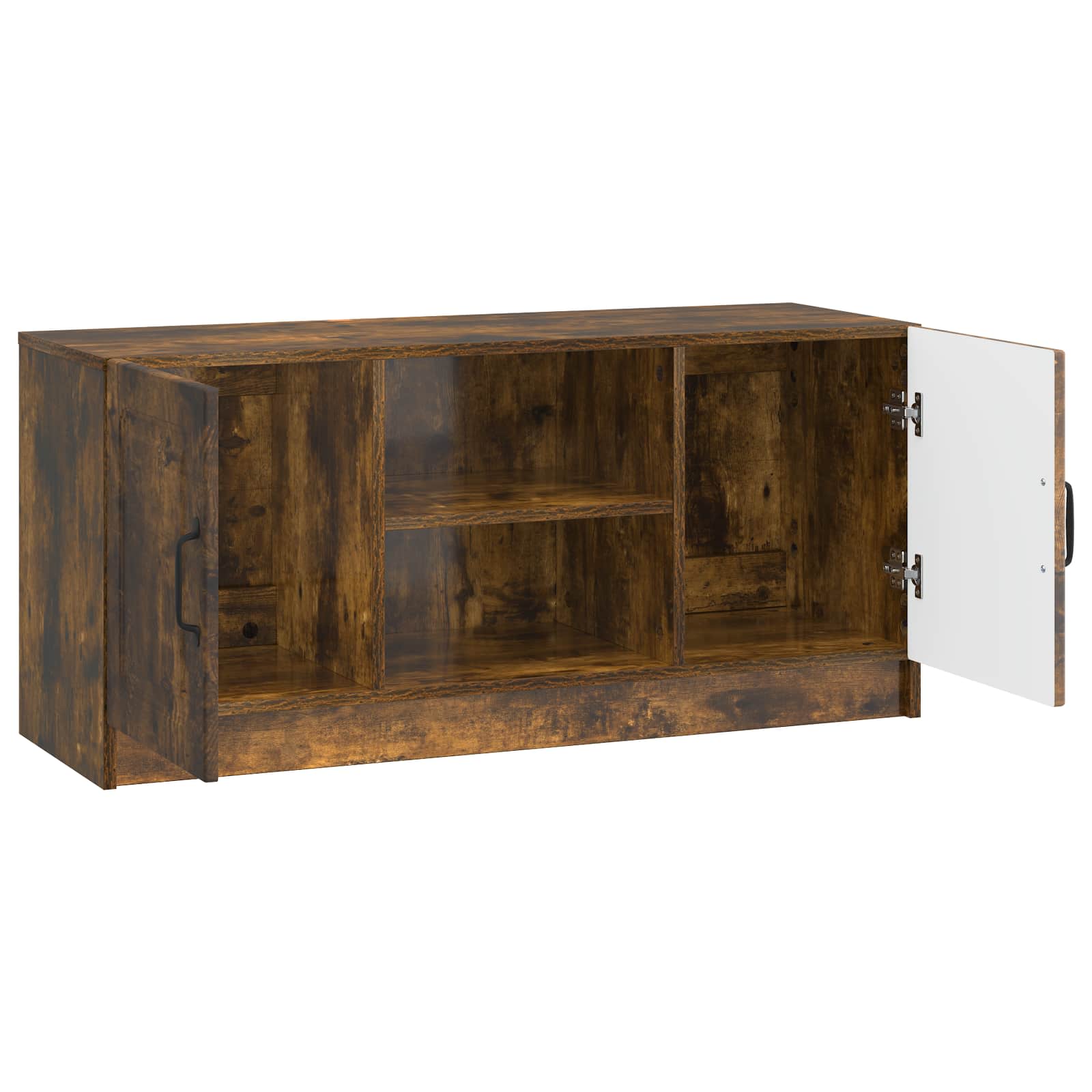 Meuble TV Chêne fumé 102 x 34,5 x 47 cm Bois d'ingénierie - XIOS