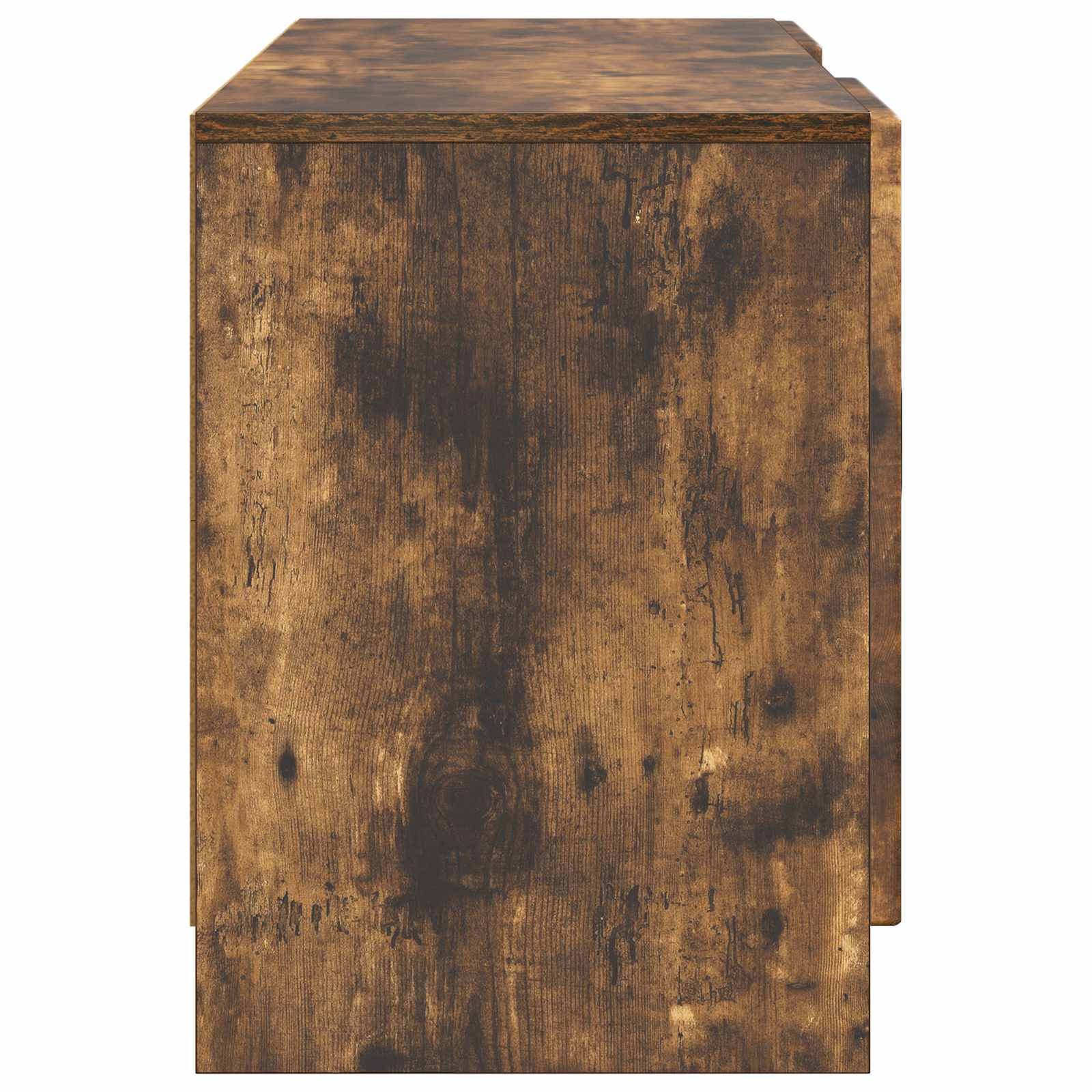 Meuble TV Chêne fumé 102 x 34,5 x 47 cm Bois d'ingénierie - XIOS