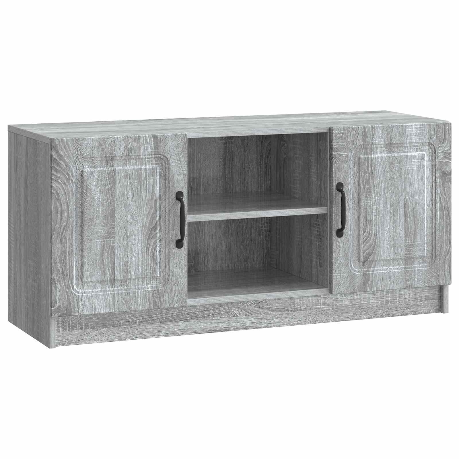Meuble TV Sonoma gris 102 x 34,5 x 47 cm Bois d'ingénierie - XIOS