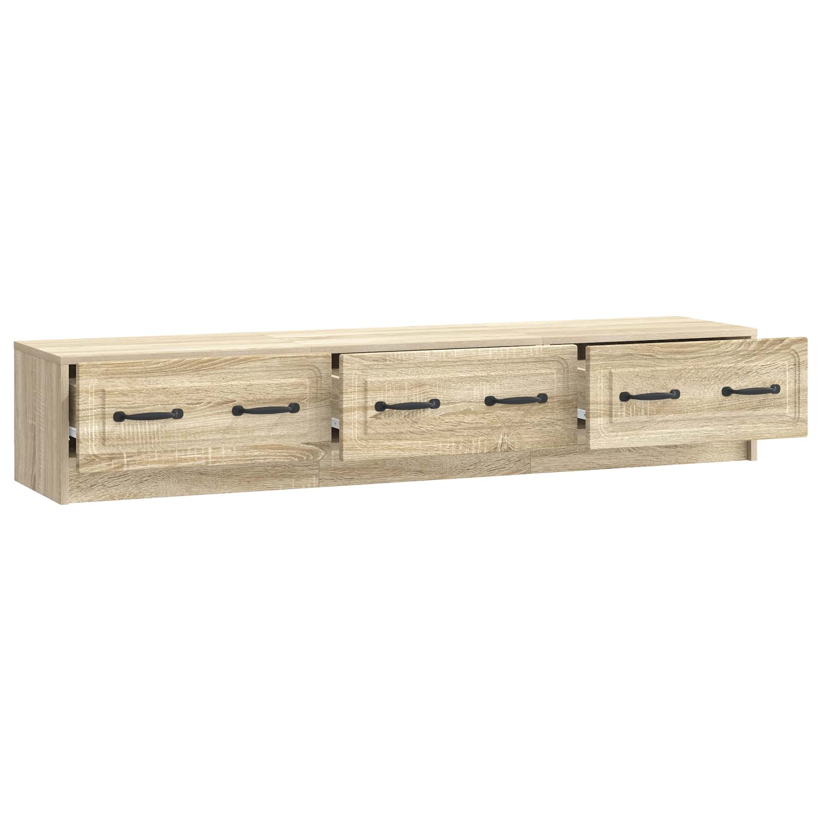 Meuble TV Chêne Sonoma 147 x 34,5 x 27 cm Bois d'ingénierie - XIOS