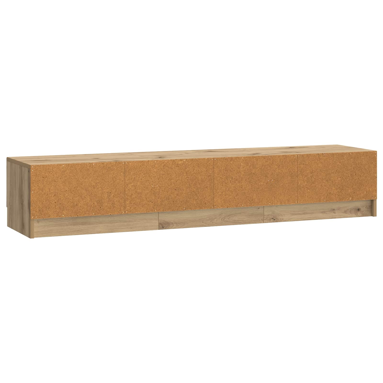 Meuble TV Chêne artisanal 147 x 34,5 x 27 cm Bois d'ingénierie - XIOS