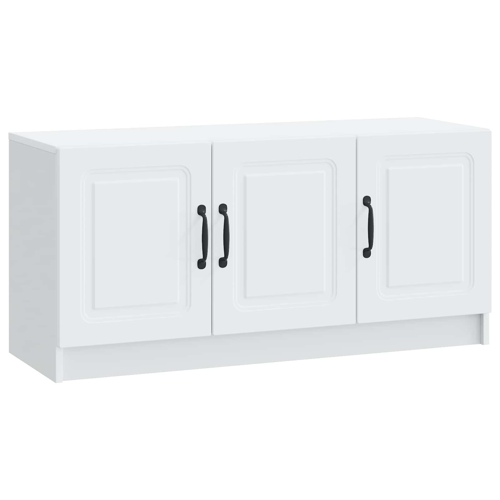 Meuble TV Blanc 99 x 34,5 x 47 cm Bois d'ingénierie - XIOS