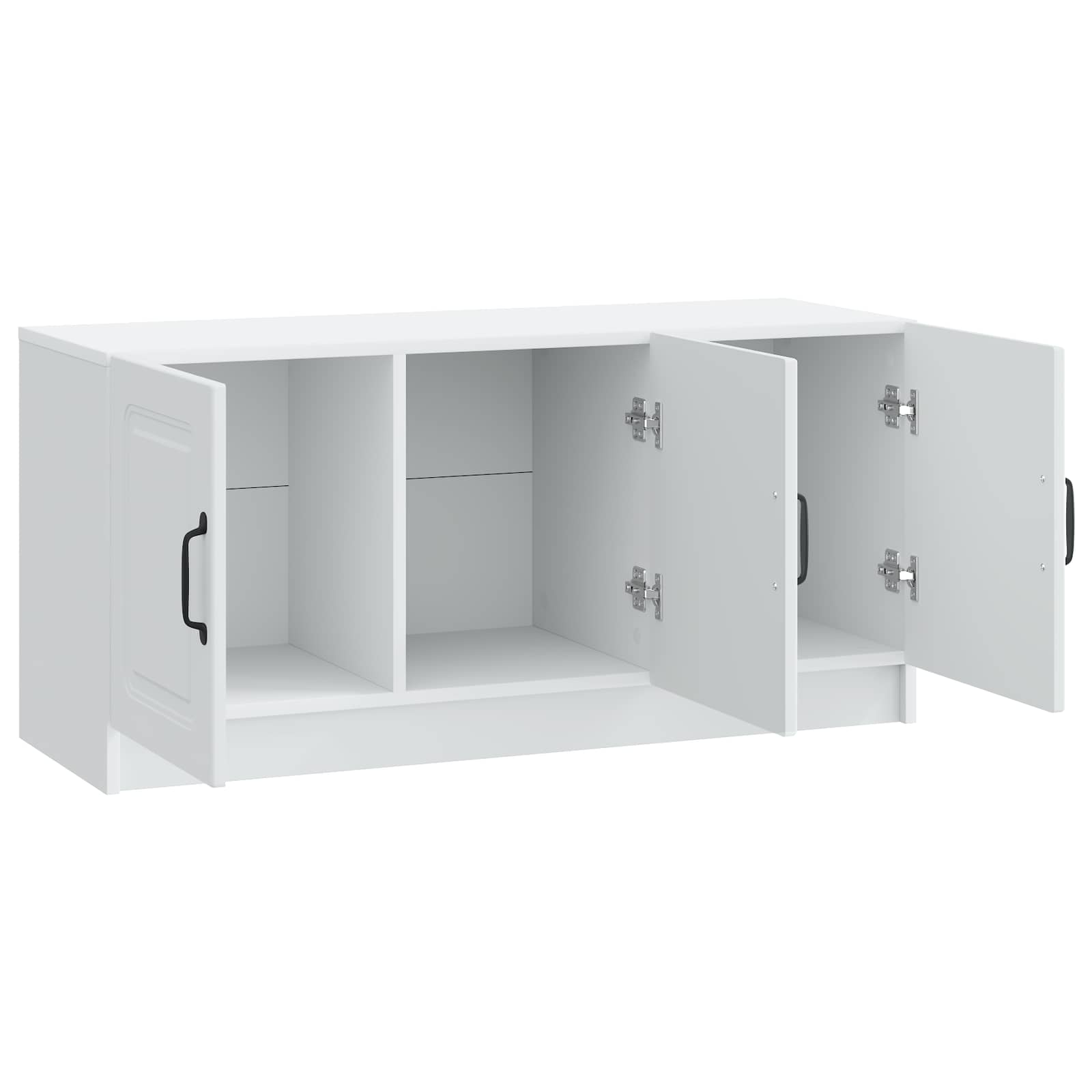 Meuble TV Blanc 99 x 34,5 x 47 cm Bois d'ingénierie - XIOS