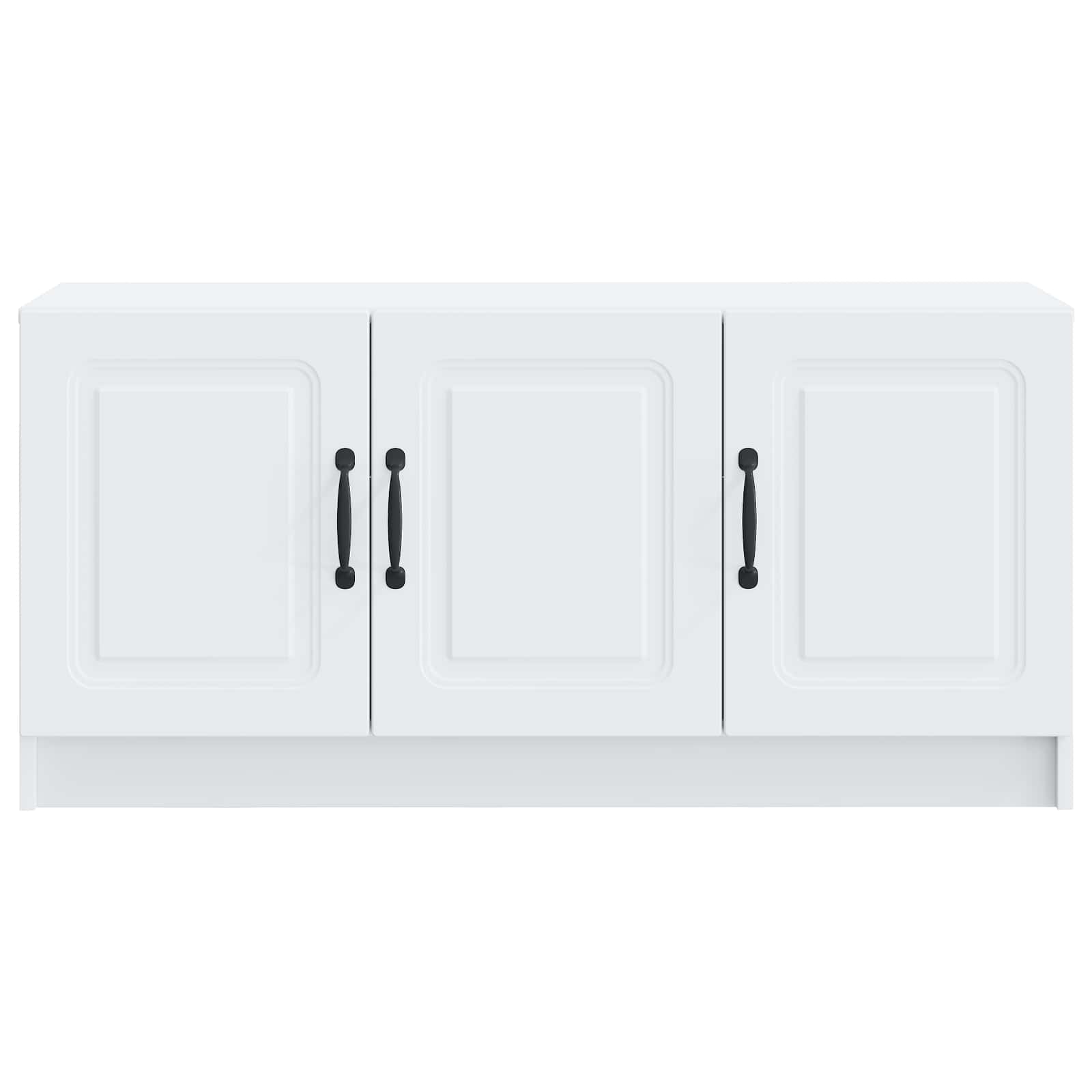 Meuble TV Blanc 99 x 34,5 x 47 cm Bois d'ingénierie - XIOS