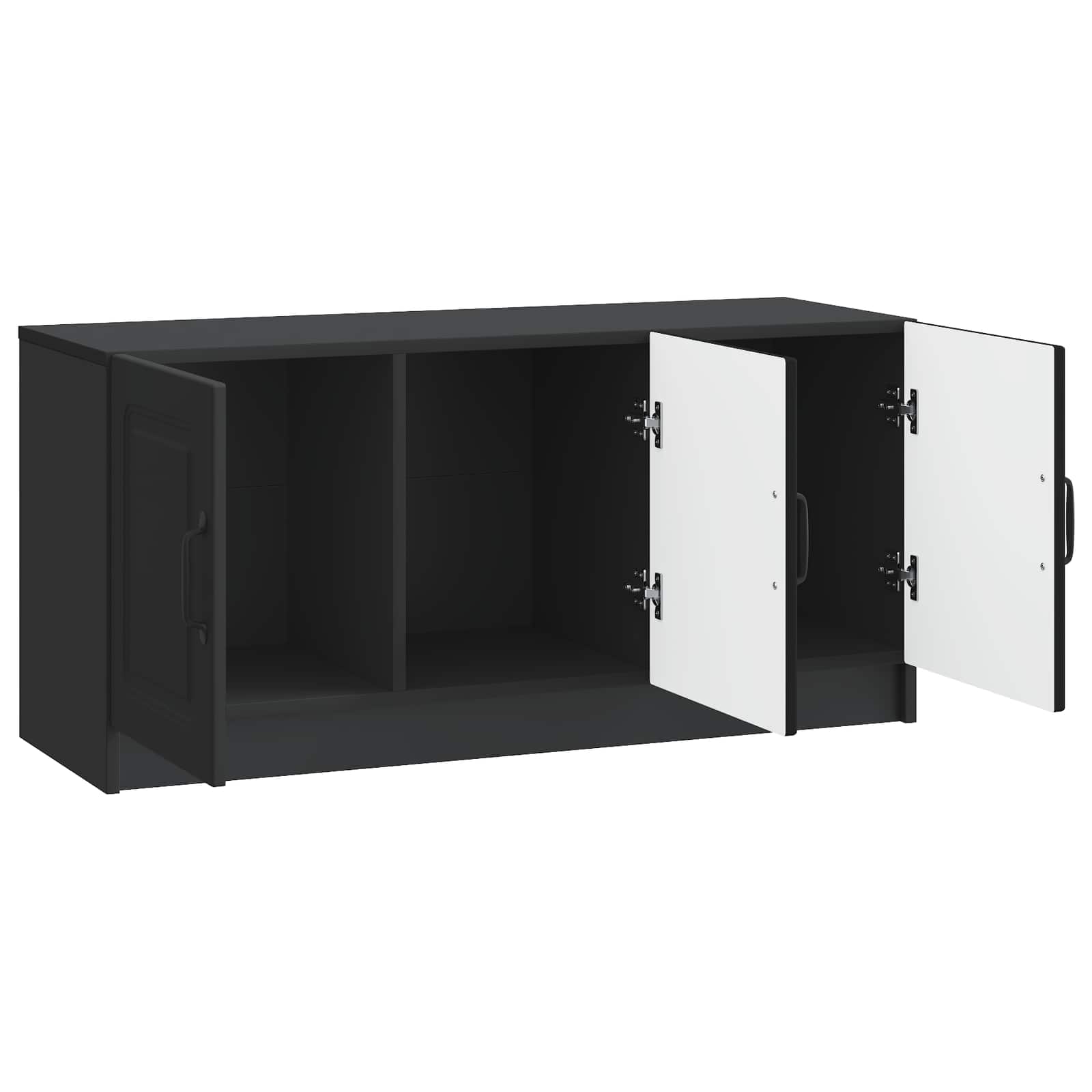 Meuble TV Noir 99 x 34,5 x 47 cm Bois d'ingénierie - XIOS