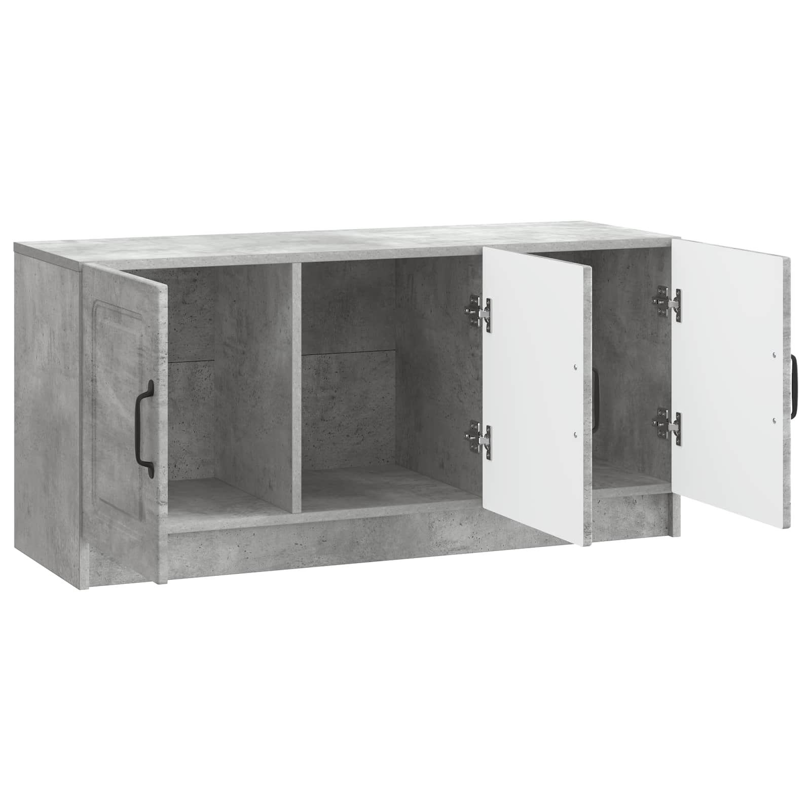 Meuble TV Gris béton 99 x 34,5 x 47 cm Bois d'ingénierie - XIOS
