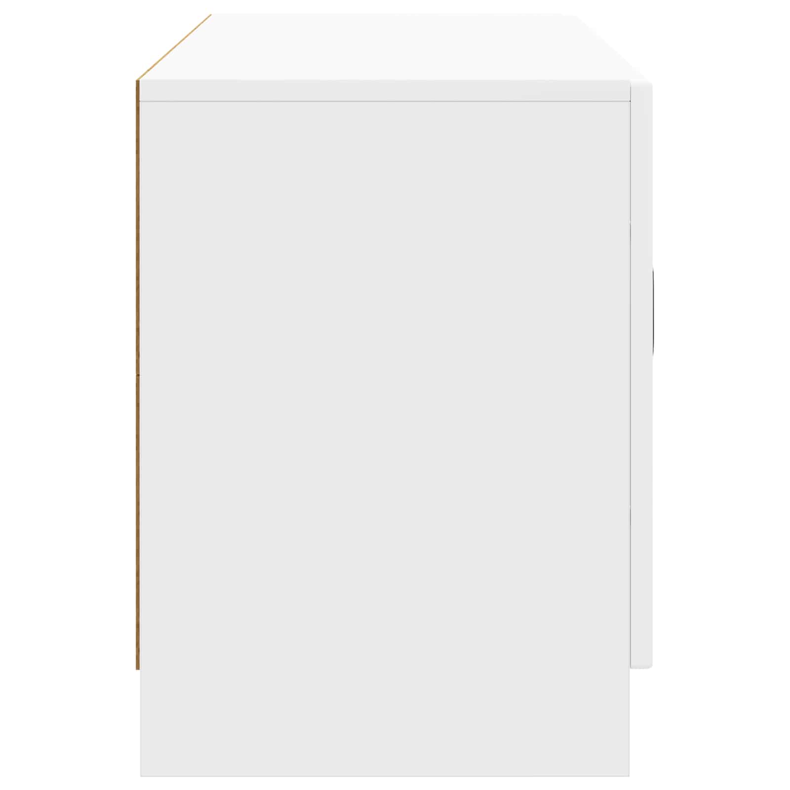Meuble TV Blanc brillant 99 x 34,5 x 47 cm Bois d'ingénierie - XIOS