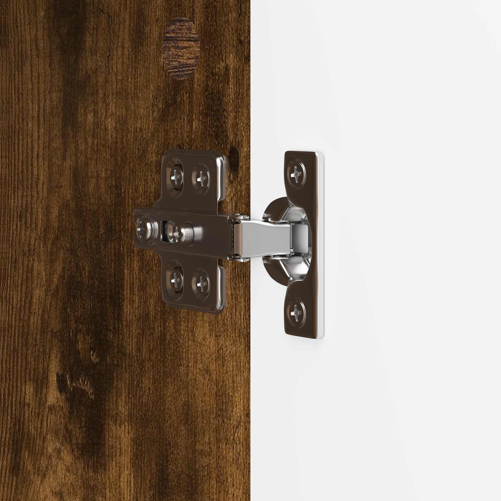 Meuble TV Chêne fumé 99 x 34,5 x 47 cm Bois d'ingénierie - XIOS