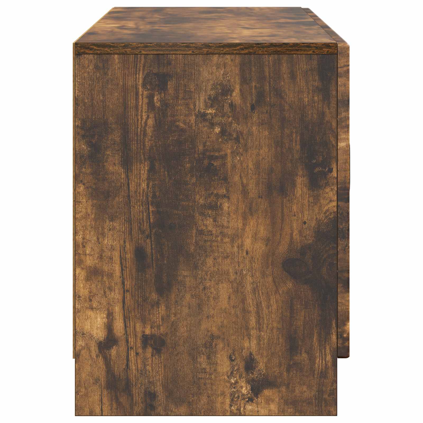 Meuble TV Chêne fumé 99 x 34,5 x 47 cm Bois d'ingénierie - XIOS