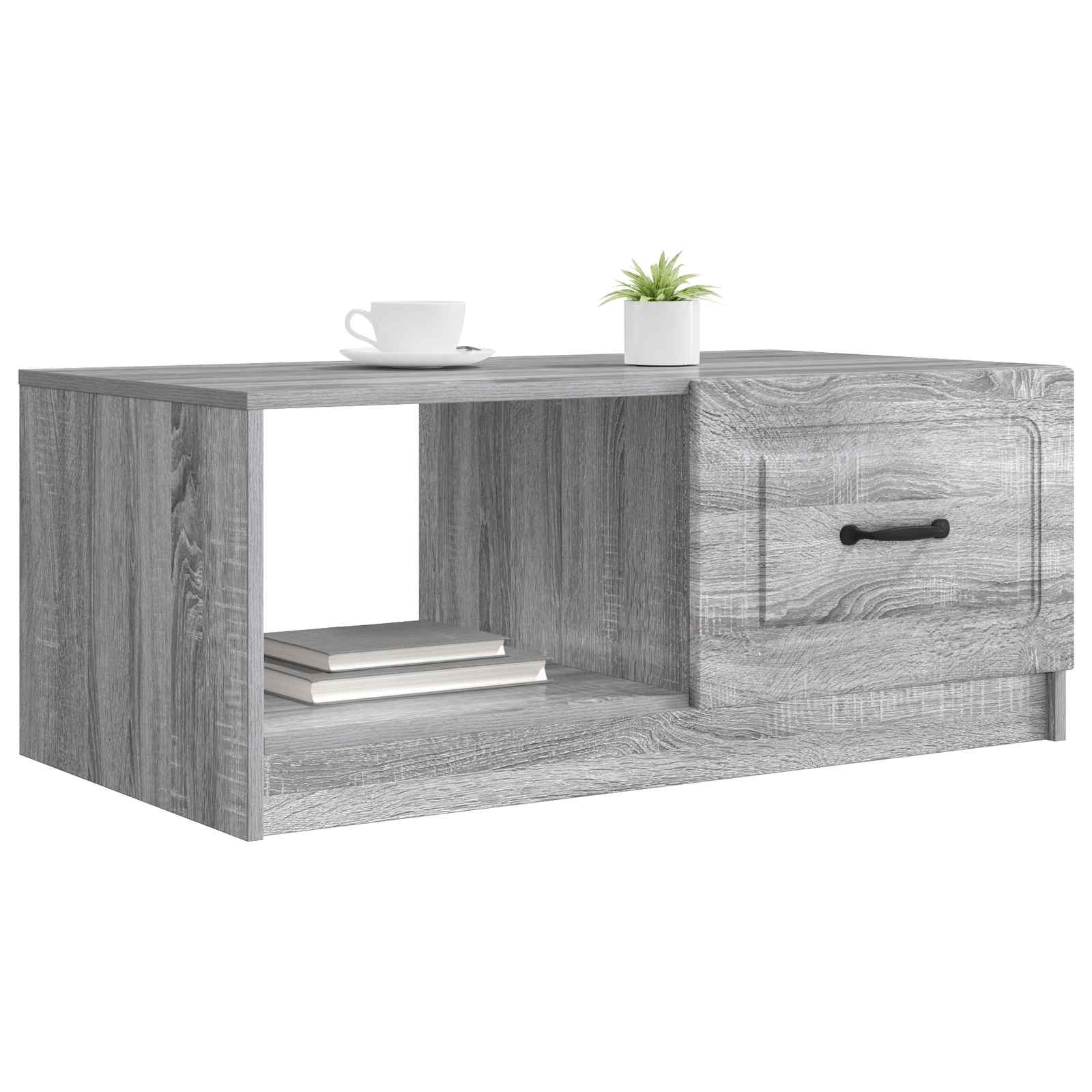 Table basse Sonoma gris 90 x 50 x 37 cm Bois d'ingénierie - XIOS