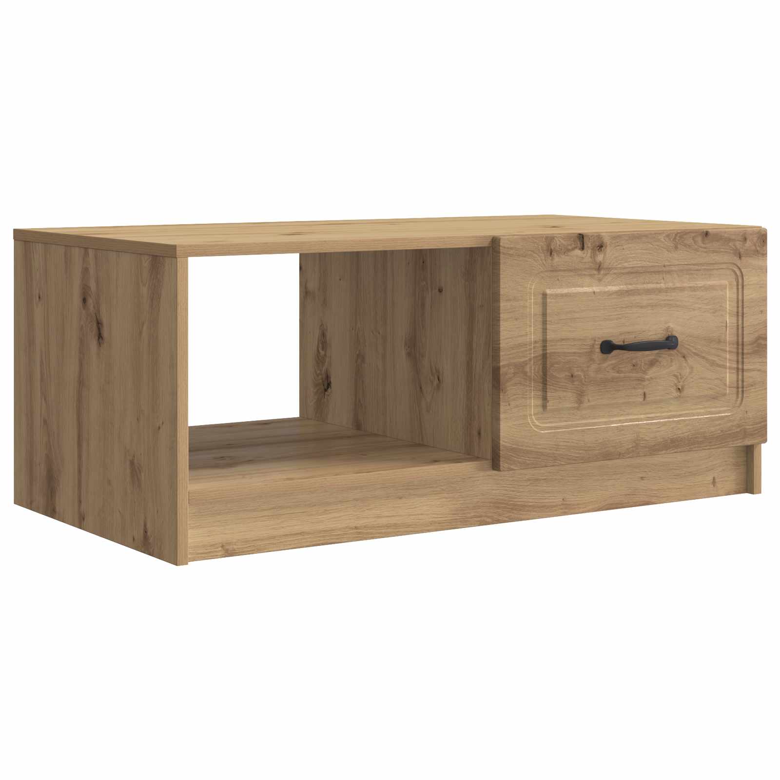 Table basse Chêne artisanal 90 x 50 x 37 cm Bois d'ingénierie - XIOS