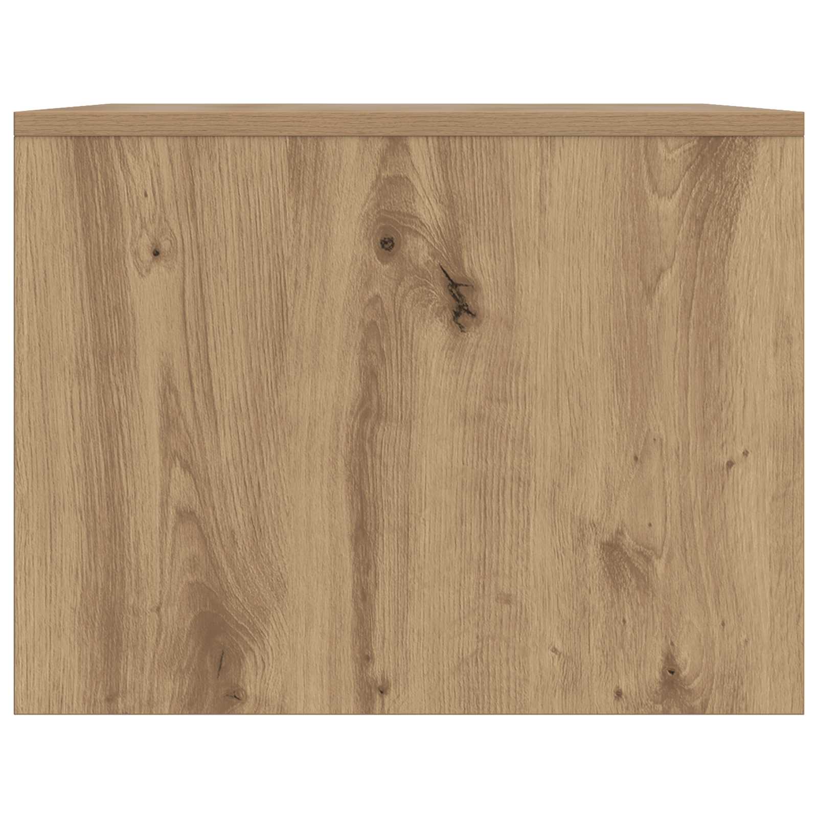 Table basse Chêne artisanal 90 x 50 x 37 cm Bois d'ingénierie - XIOS
