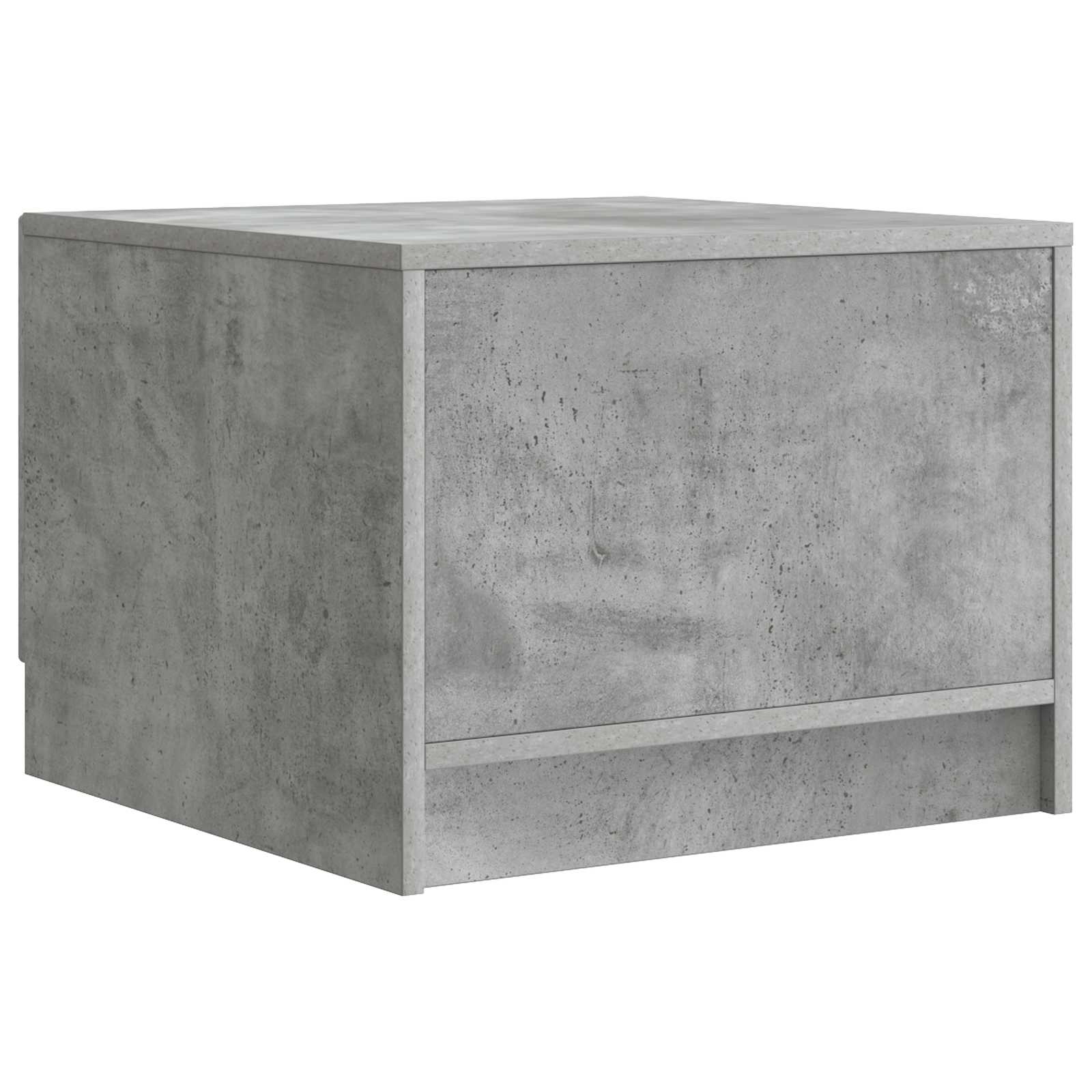 Table basse Gris béton 49 x 50 x 37 cm Bois d'ingénierie - XIOS