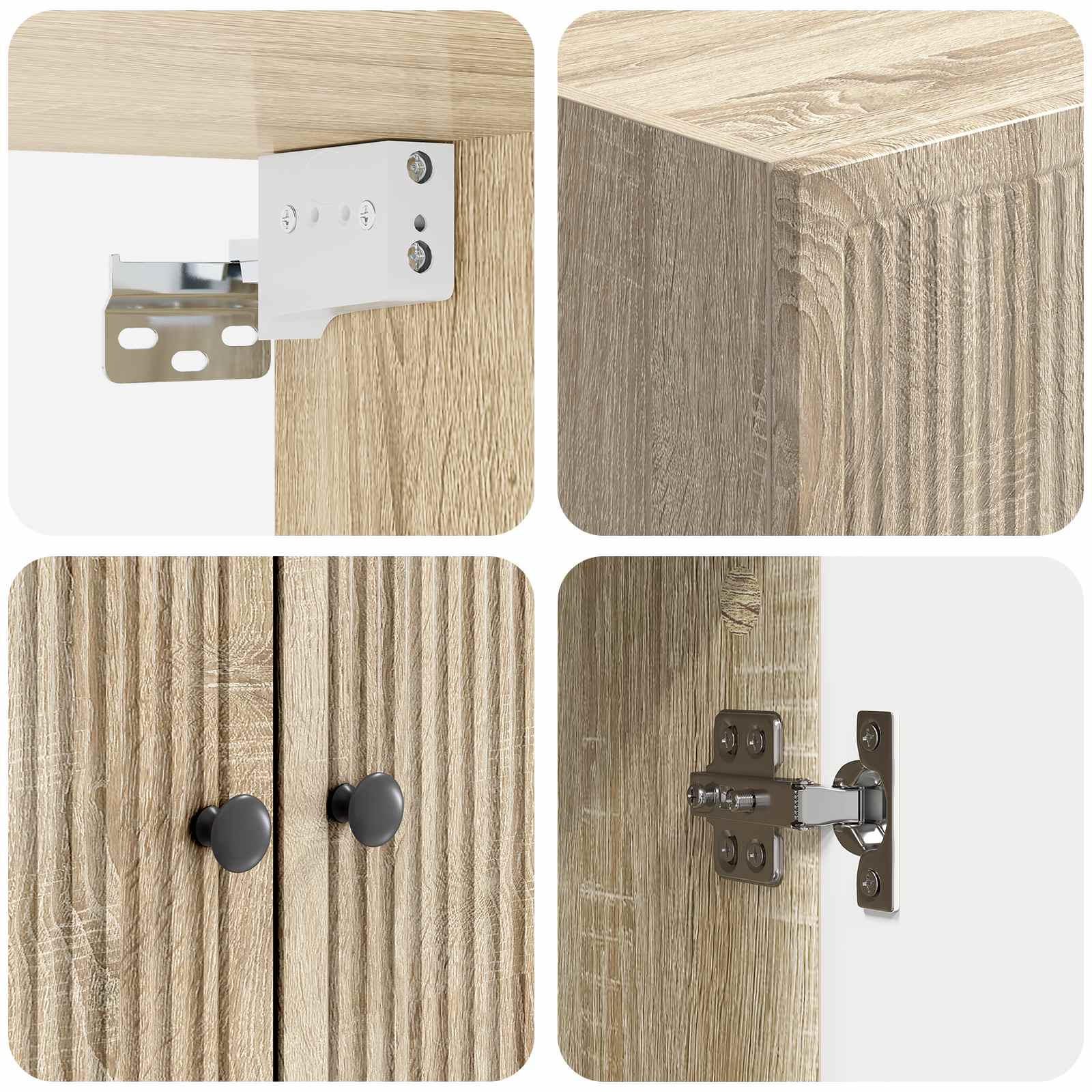 Armoire Murale Chêne Sonoma 59 x 31 x 60 cm Bois d'ingénierie - XIOS