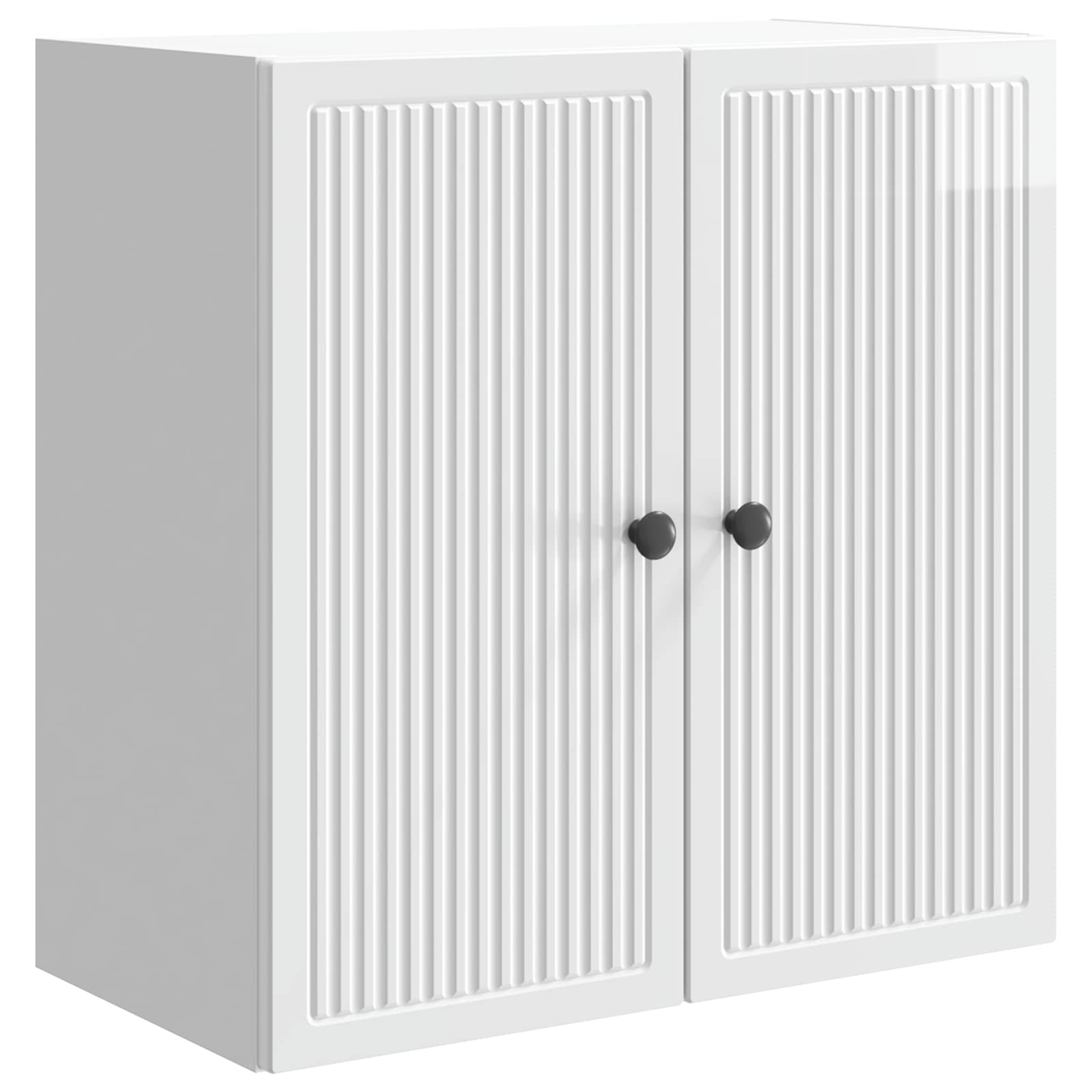 Armoire Murale Blanc brillant 59 x 31 x 60 cm Bois d'ingénierie - XIOS