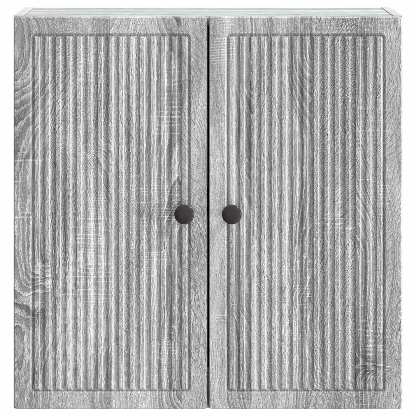 Armoire Murale Sonoma gris 59 x 31 x 60 cm Bois d'ingénierie - XIOS