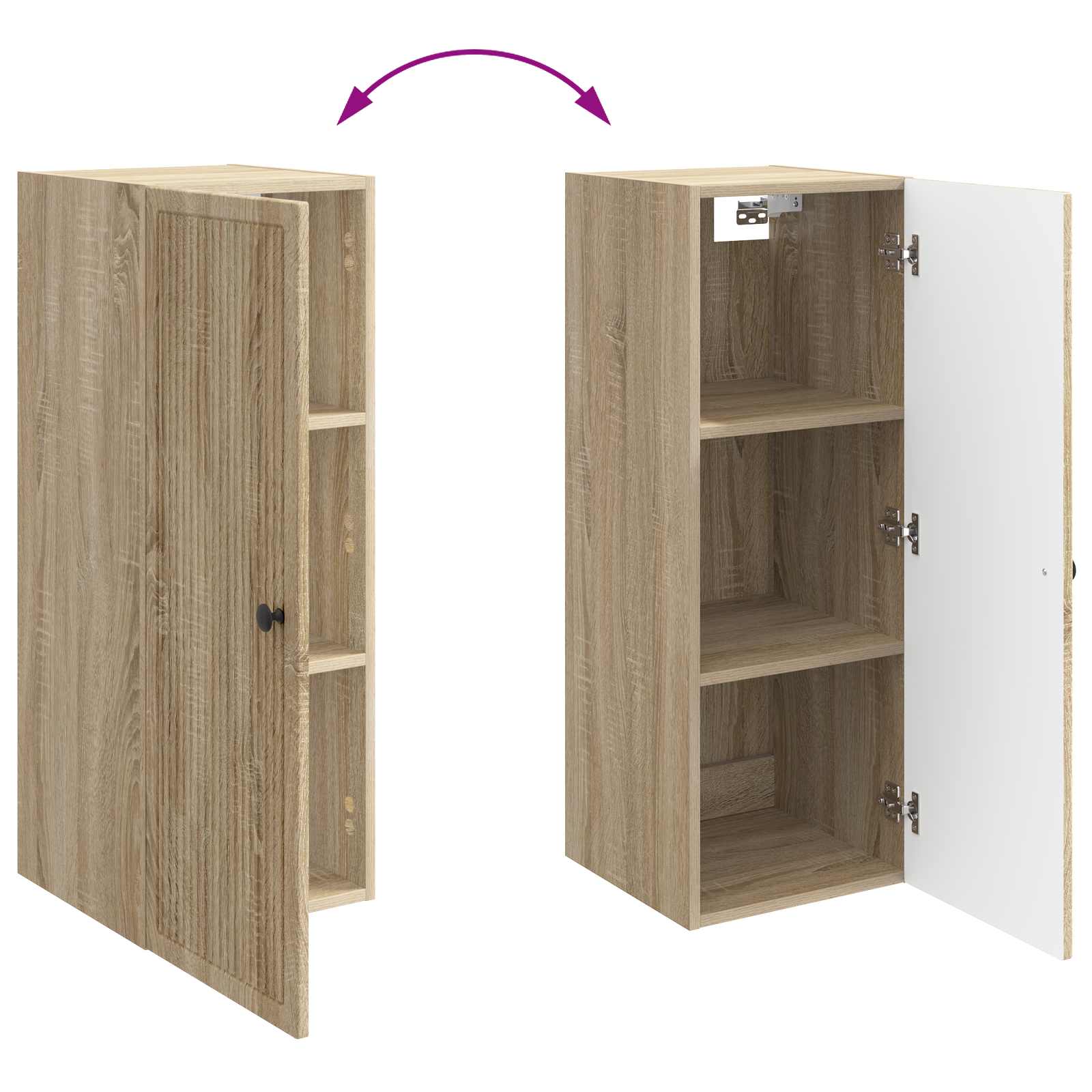 Armoire Murale Chêne Sonoma 33 x 34,5 x 90 cm Bois d'ingénierie - XIOS