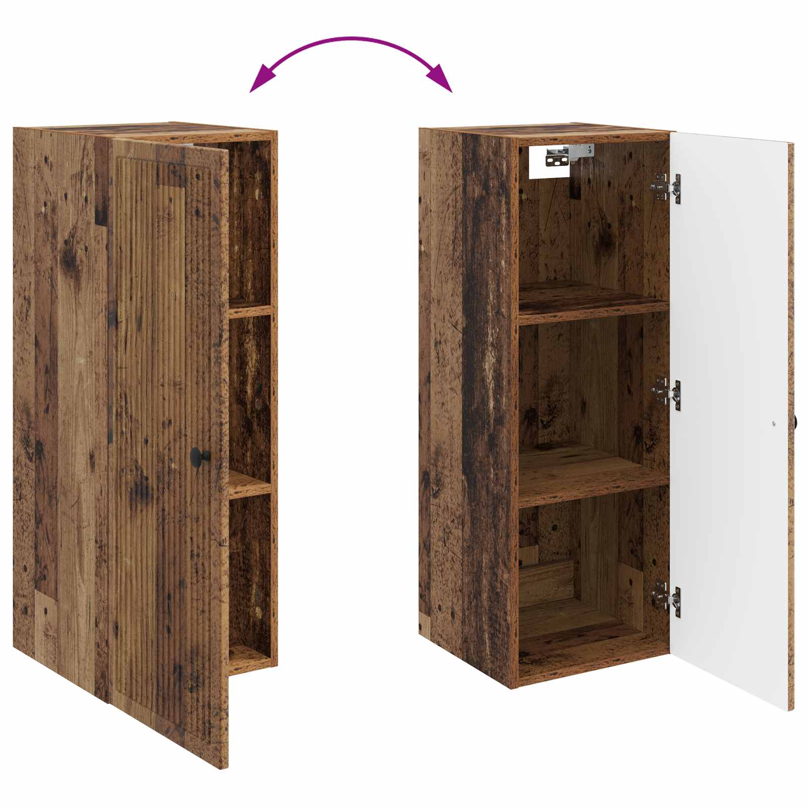 Armoire Murale Bois ancien 33 x 34,5 x 90 cm Bois d'ingénierie - XIOS