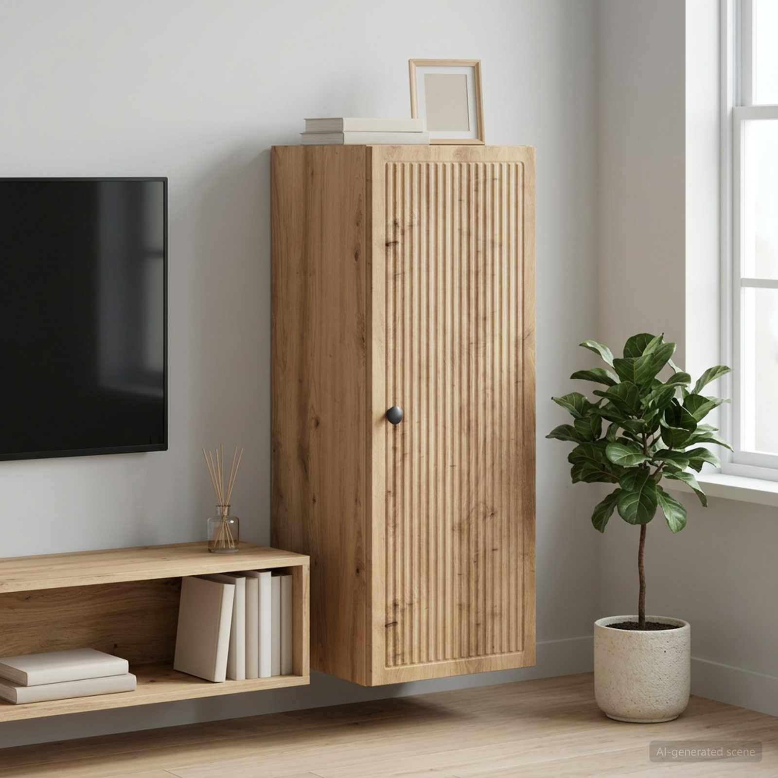 Armoire Murale 33 x 34,5 x 90 cm Bois d'ingénierie - XIOS