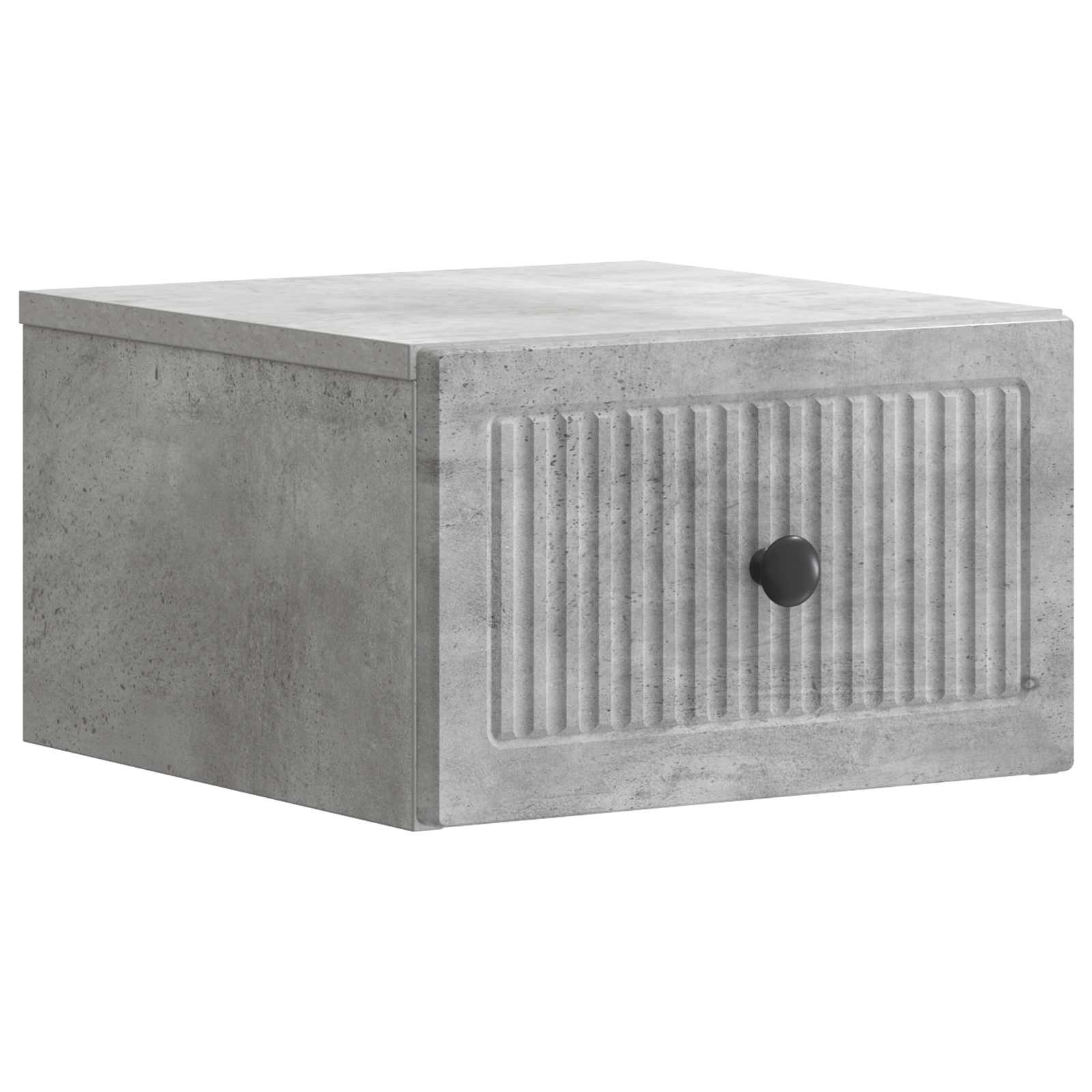 Cabinet de chevet mural 2 pcs Gris béton 33 x 34,5 x 20 cm - XIOS
