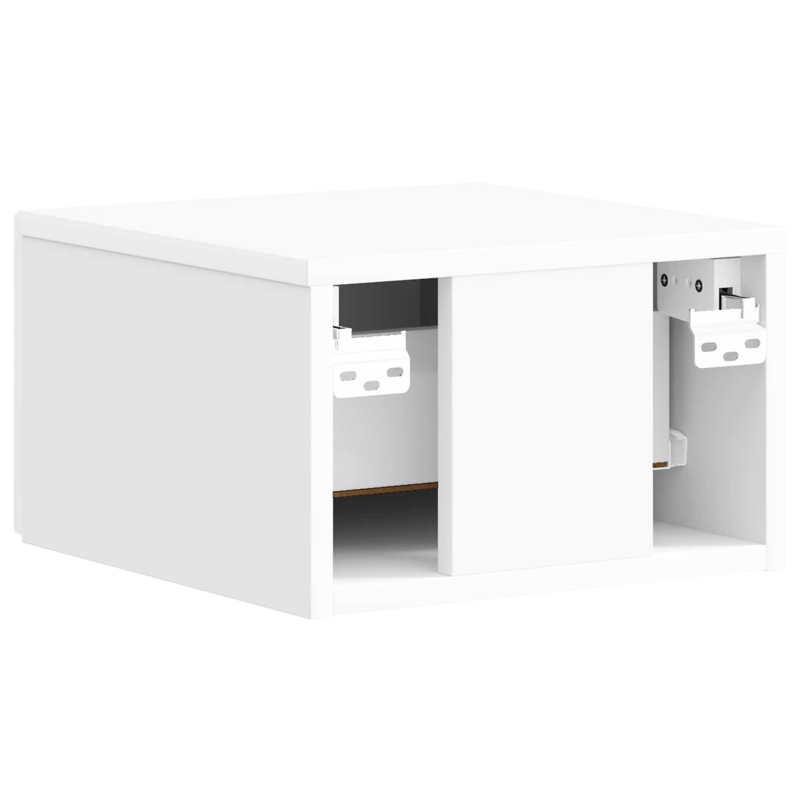 Cabinet de chevet mural Blanc brillant 33 x 34,5 x 20 cm - XIOS