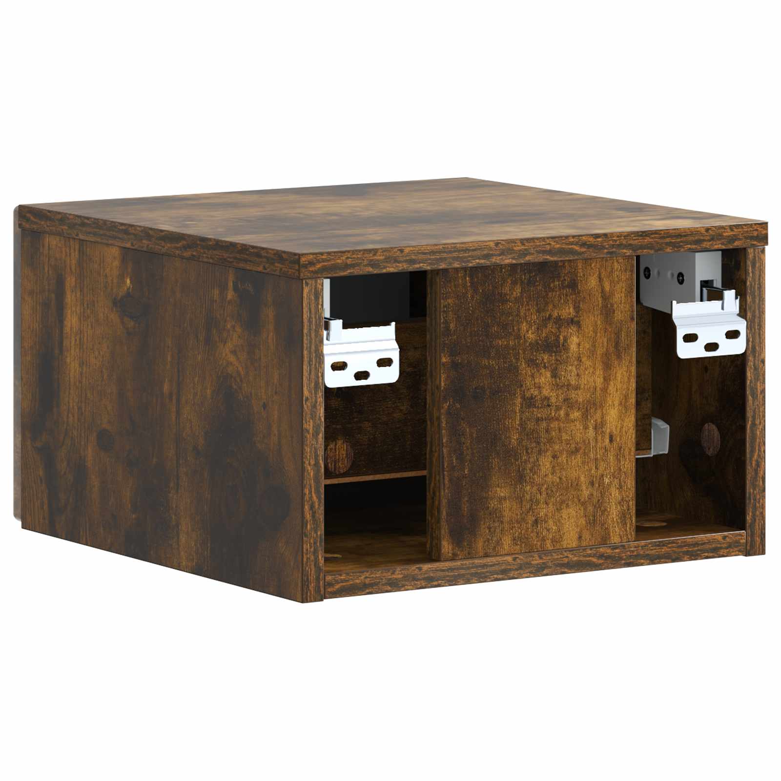 Cabinet de chevet mural 2 pcs Chêne fumé 33 x 34,5 x 20 cm - XIOS