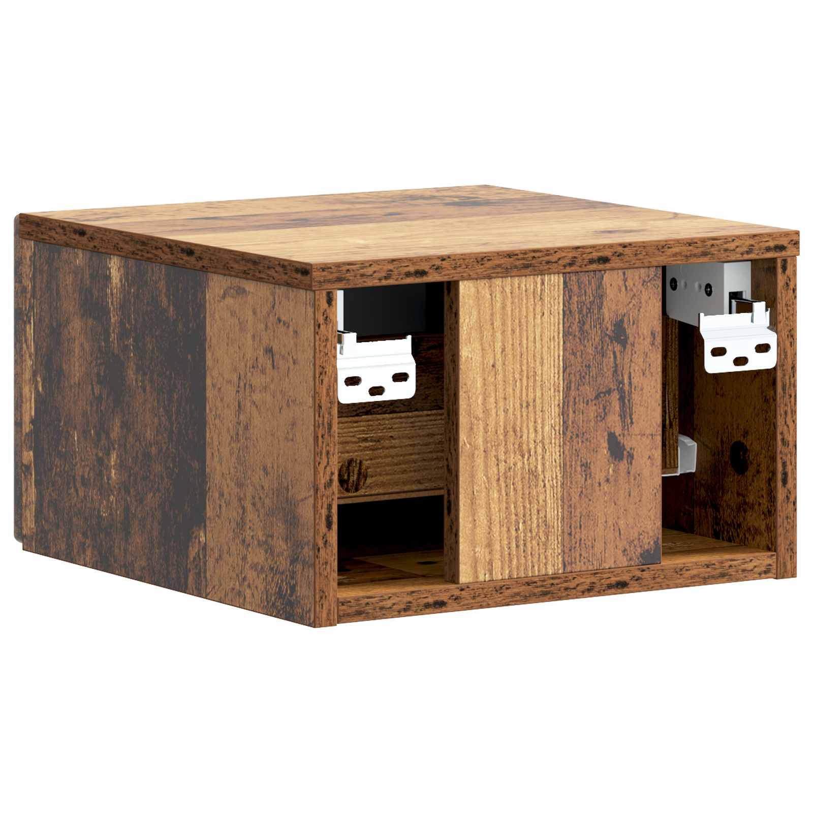 Cabinet de chevet mural 2 pcs Bois ancien 33 x 34,5 x 20 cm - XIOS