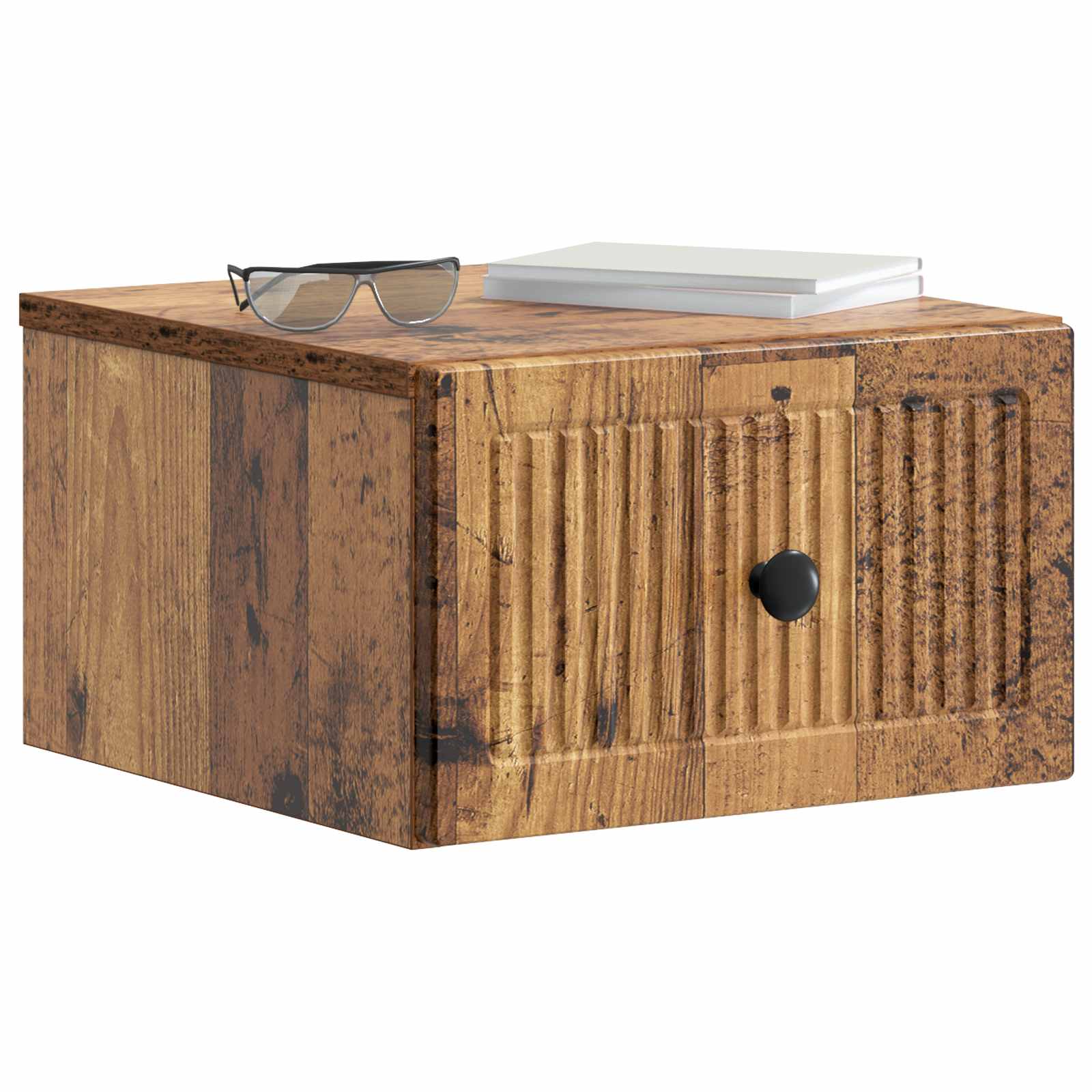 Cabinet de chevet mural 2 pcs Bois ancien 33 x 34,5 x 20 cm - XIOS