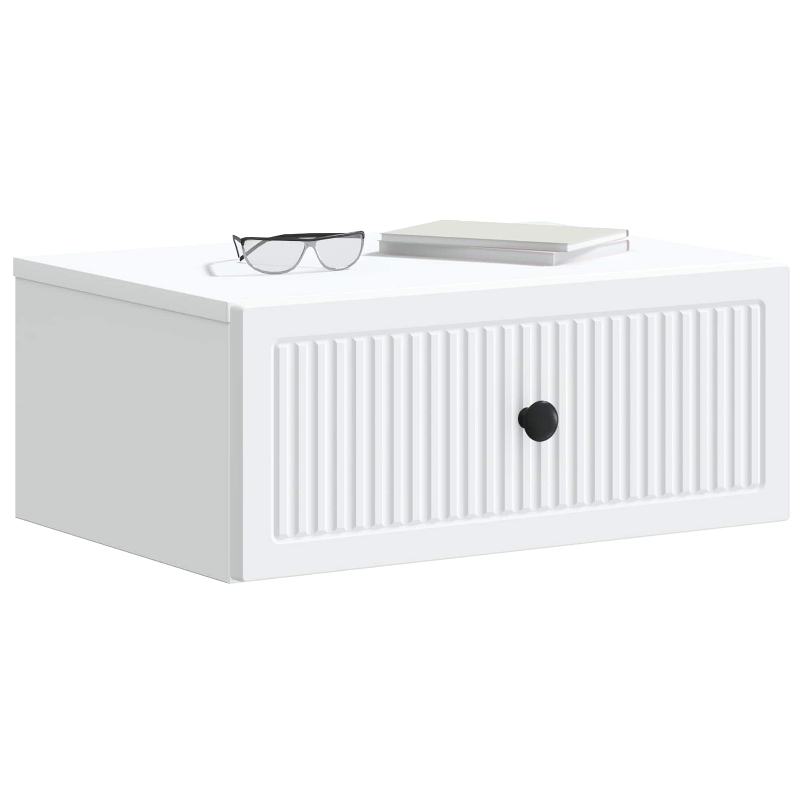 Cabinet de chevet avec tiroir 2 pcs Blanc 49 x 34,5 x 20 cm - XIOS