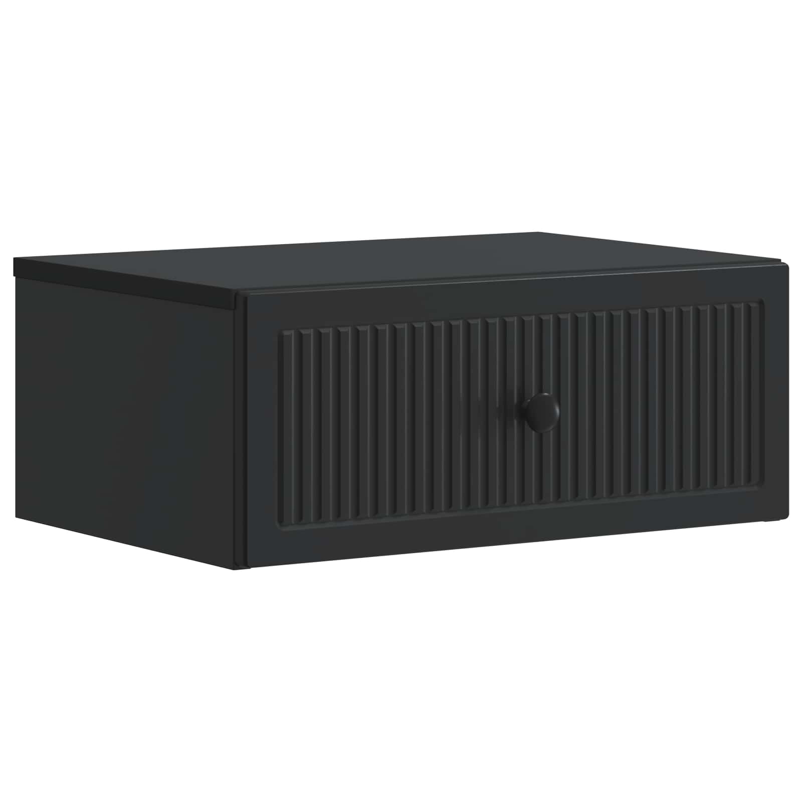 Cabinet de chevet avec tiroir 2 pcs Noir 49 x 34,5 x 20 cm - XIOS