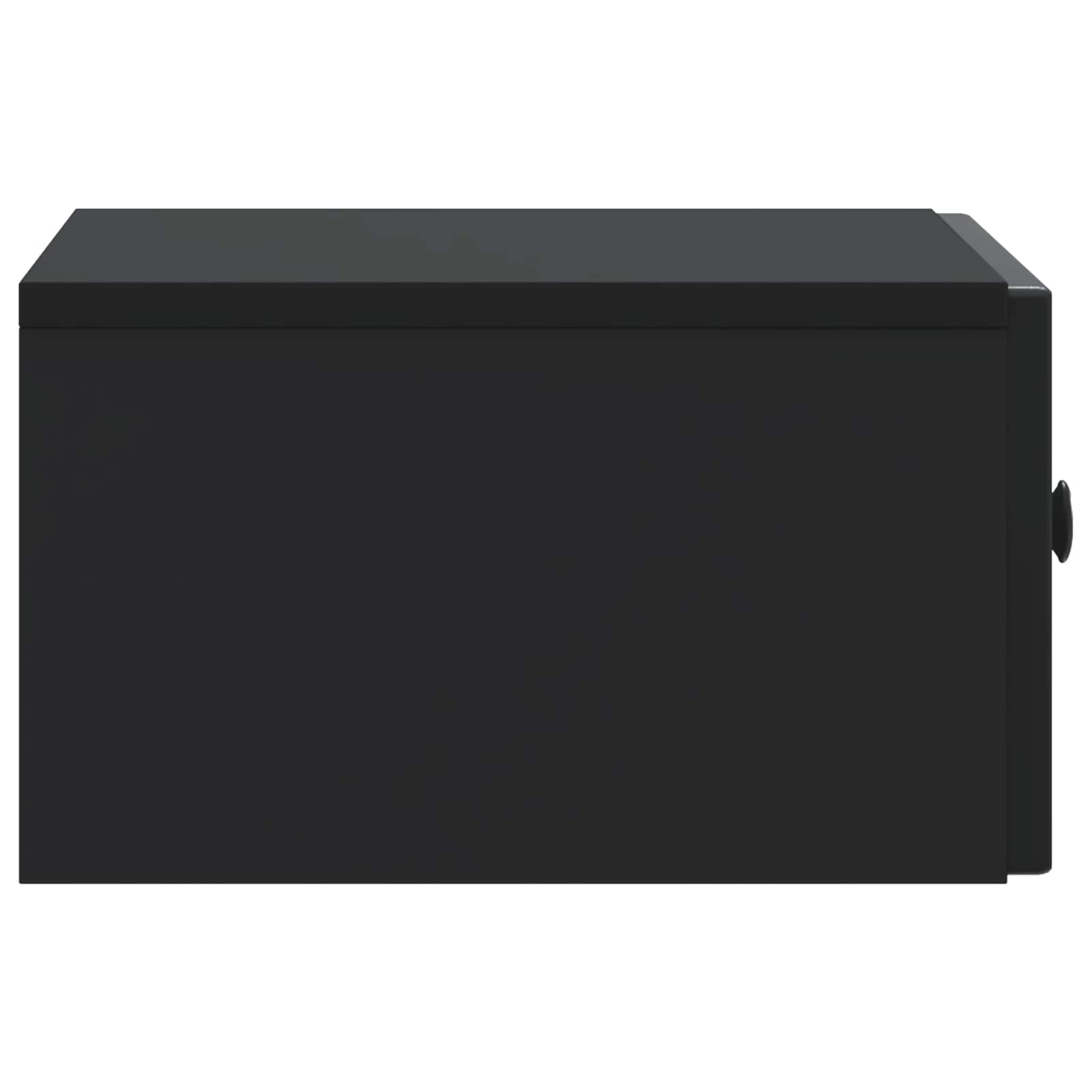 Cabinet de chevet avec tiroir 2 pcs Noir 49 x 34,5 x 20 cm - XIOS