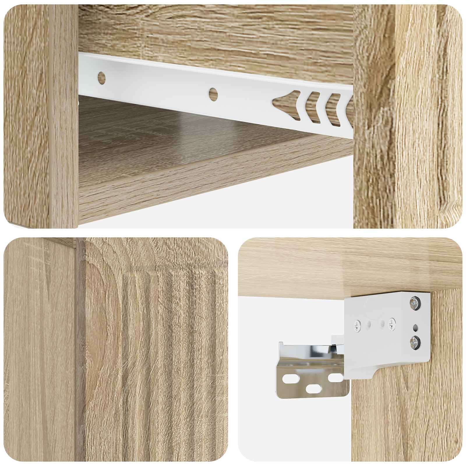 Cabinet de chevet 2 pcs Chêne Sonoma 49 x 34,5 x 20 cm - XIOS