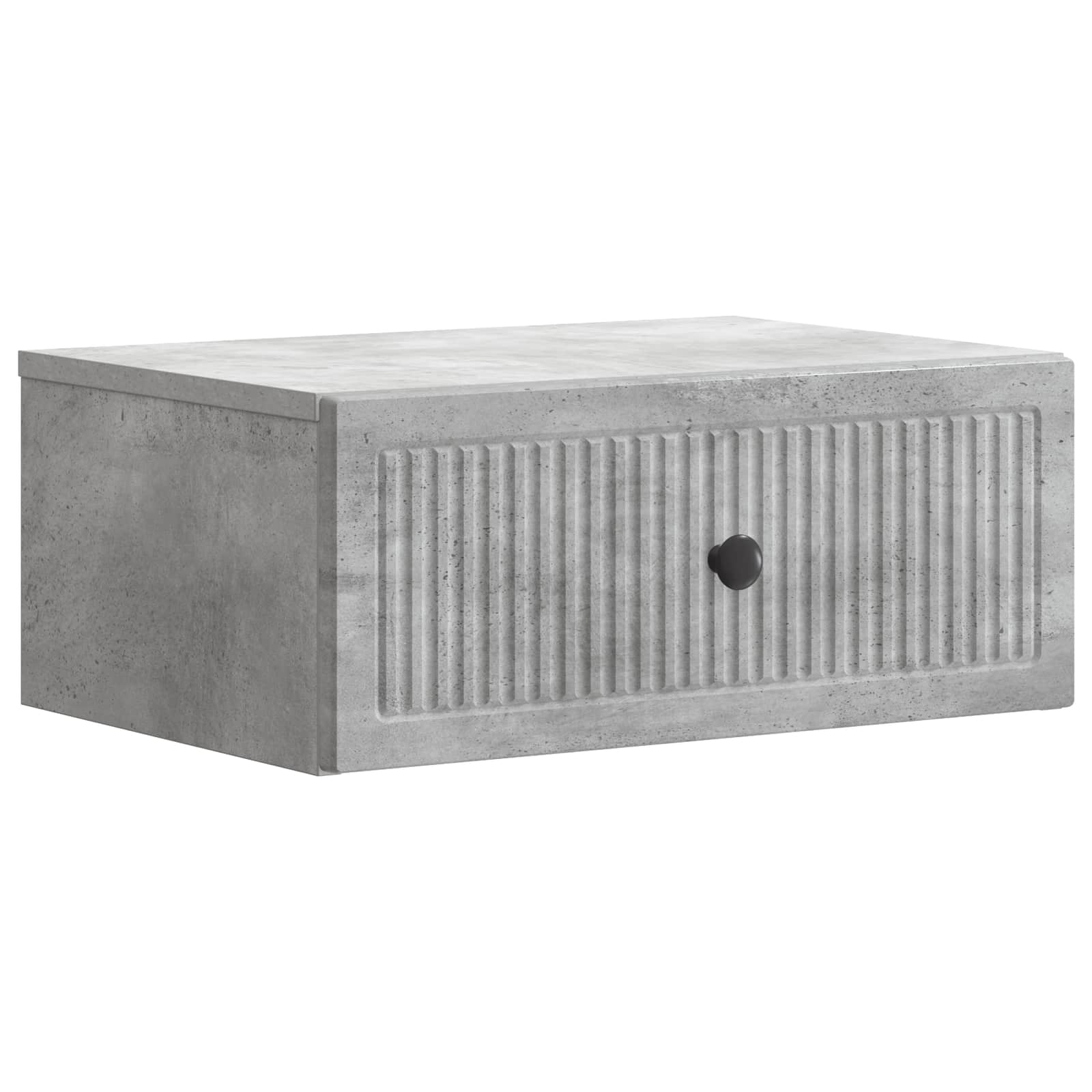 Cabinet de chevet 2 pcs Gris béton 49 x 34,5 x 20 cm - XIOS