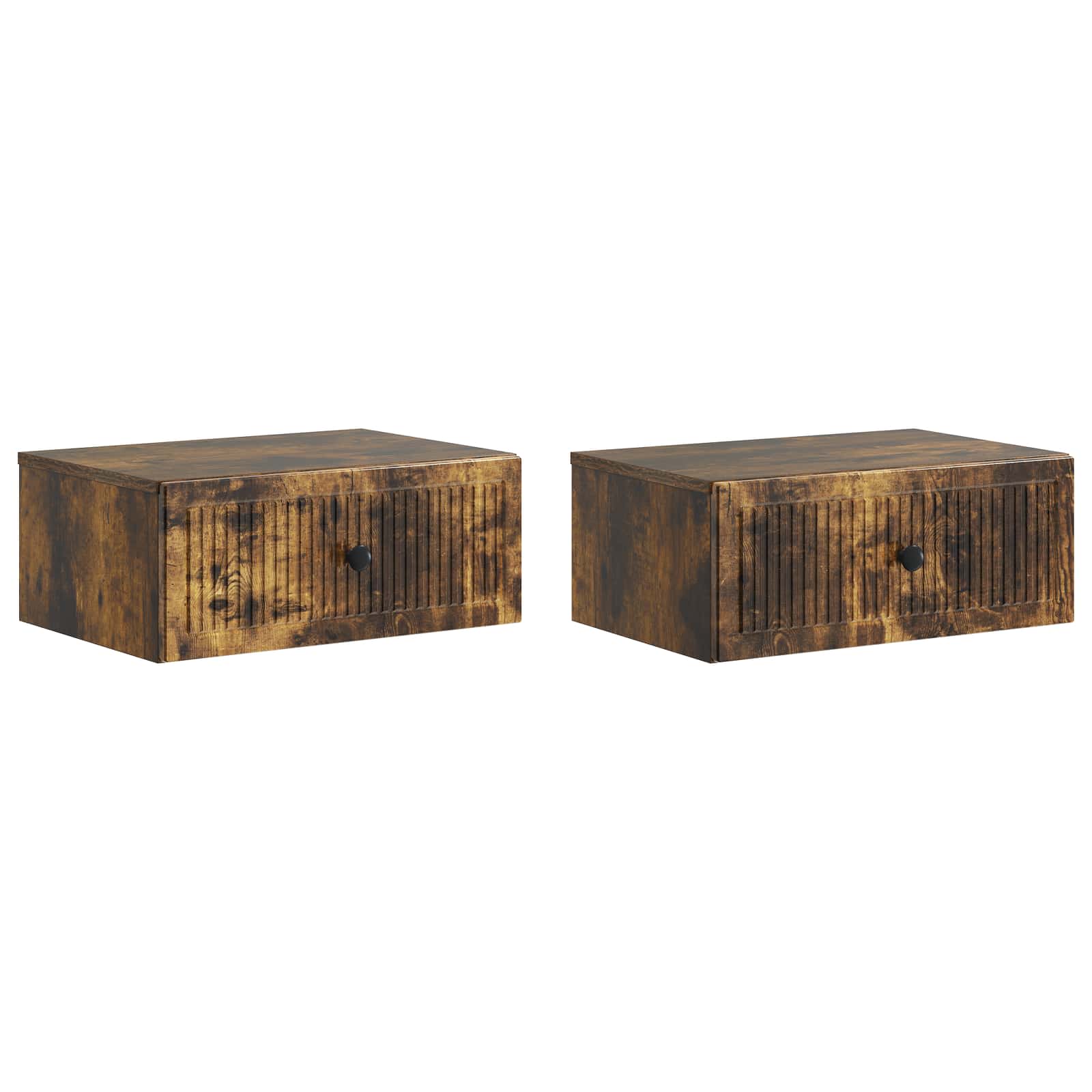 Cabinet de chevet 2 pcs Chêne fumé 49 x 34,5 x 20 cm - XIOS