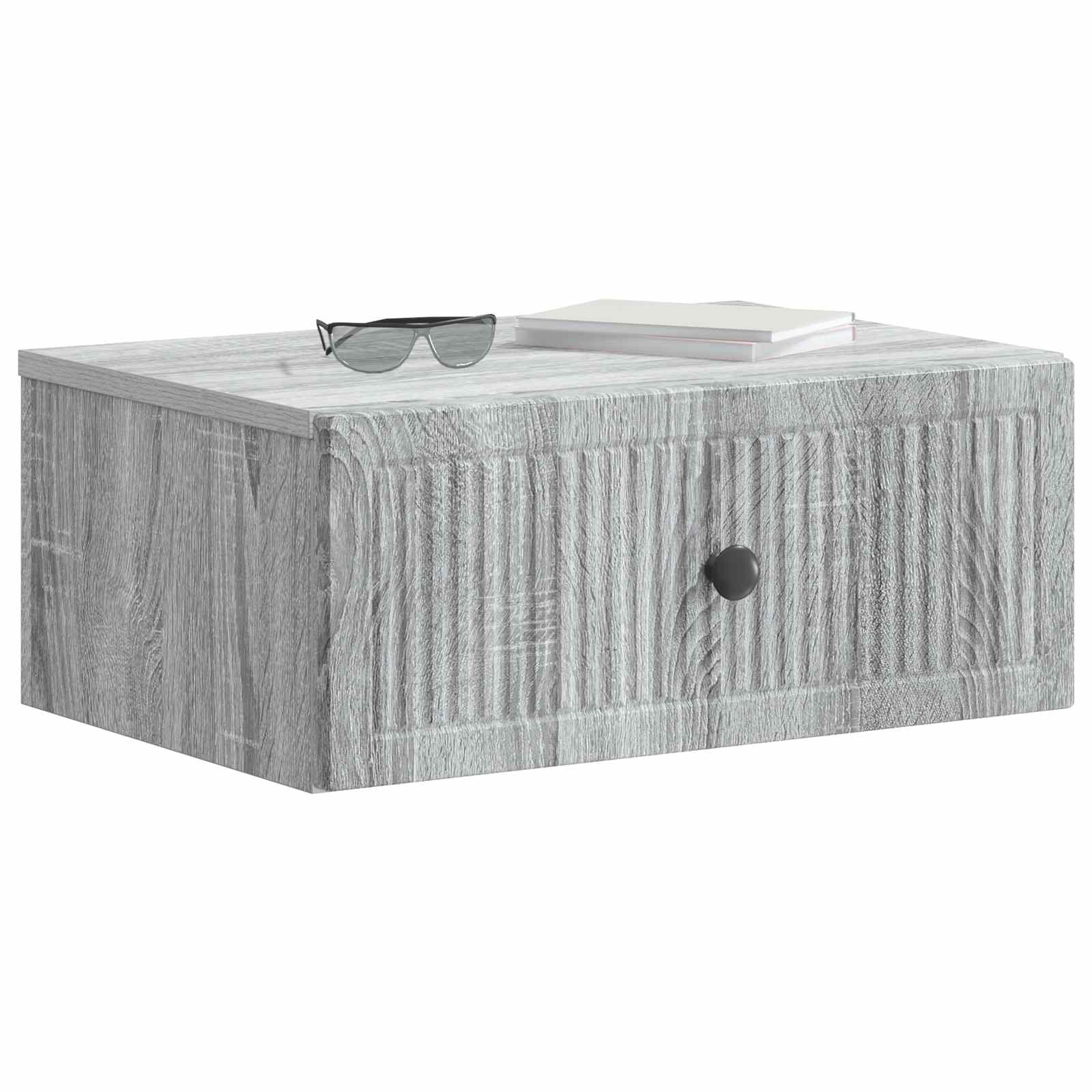 Cabinet de chevet 2 pcs Sonoma gris 49 x 34,5 x 20 cm - XIOS