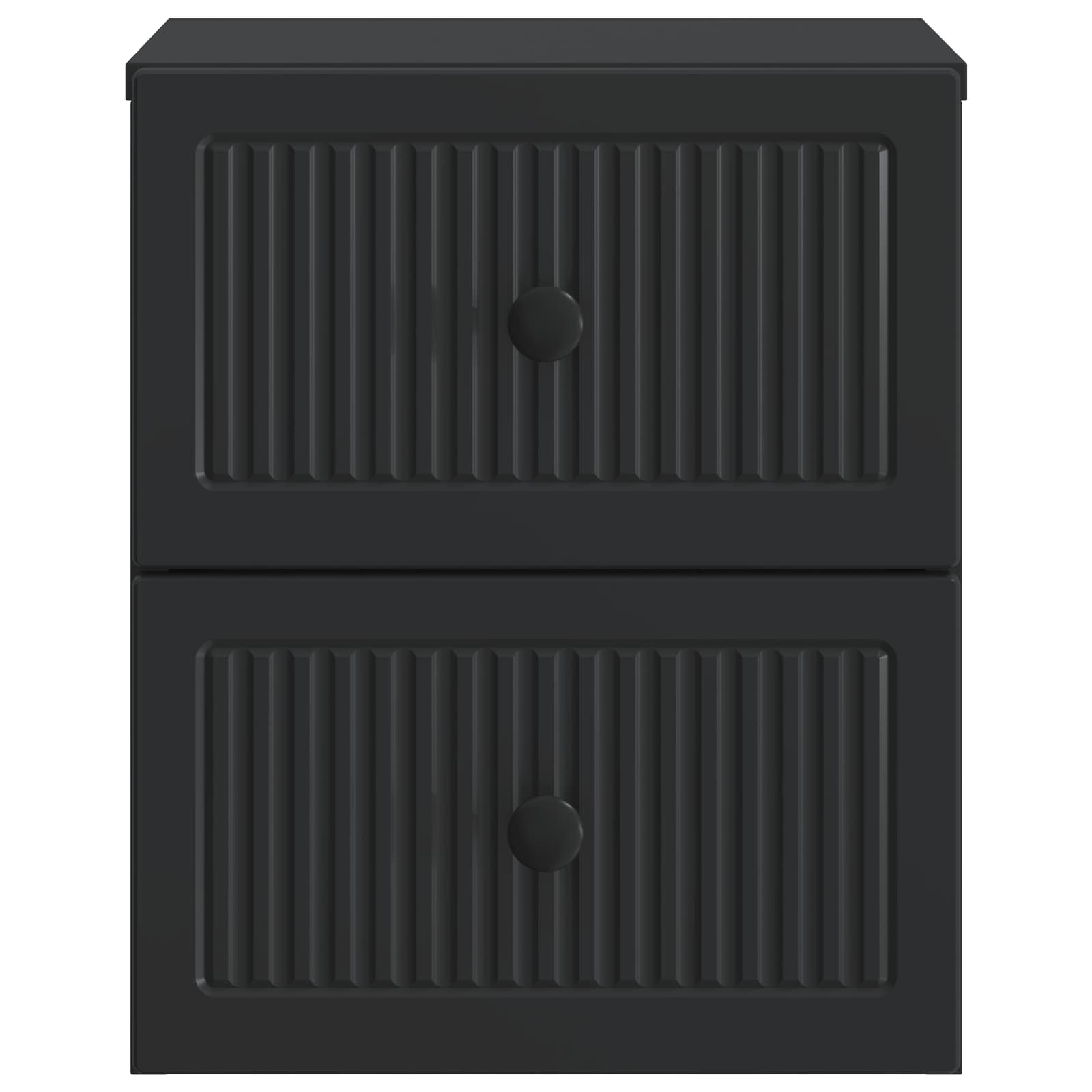 Cabinet de chevet mural 2 pcs Noir 33 x 34,5 x 40 cm - XIOS
