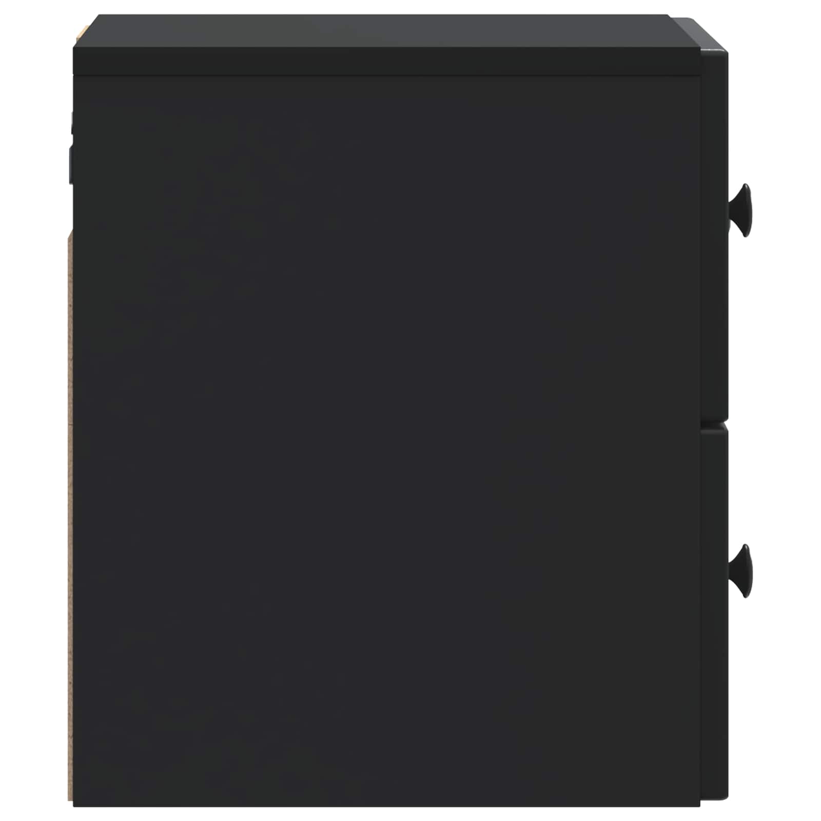 Cabinet de chevet mural 2 pcs Noir 33 x 34,5 x 40 cm - XIOS