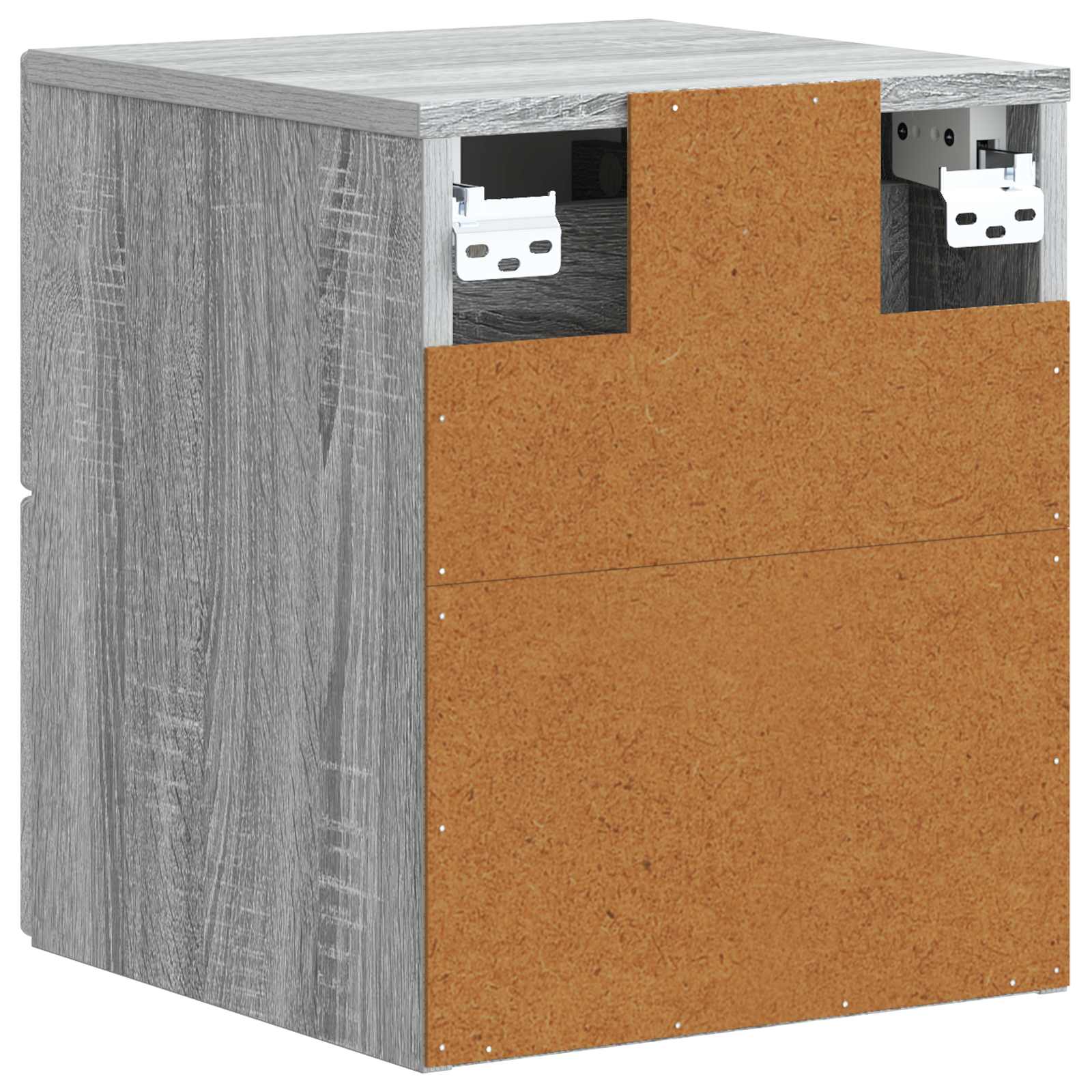 Cabinet de chevet mural 2 pcs Sonoma gris 33 x 34,5 x 40 cm - XIOS