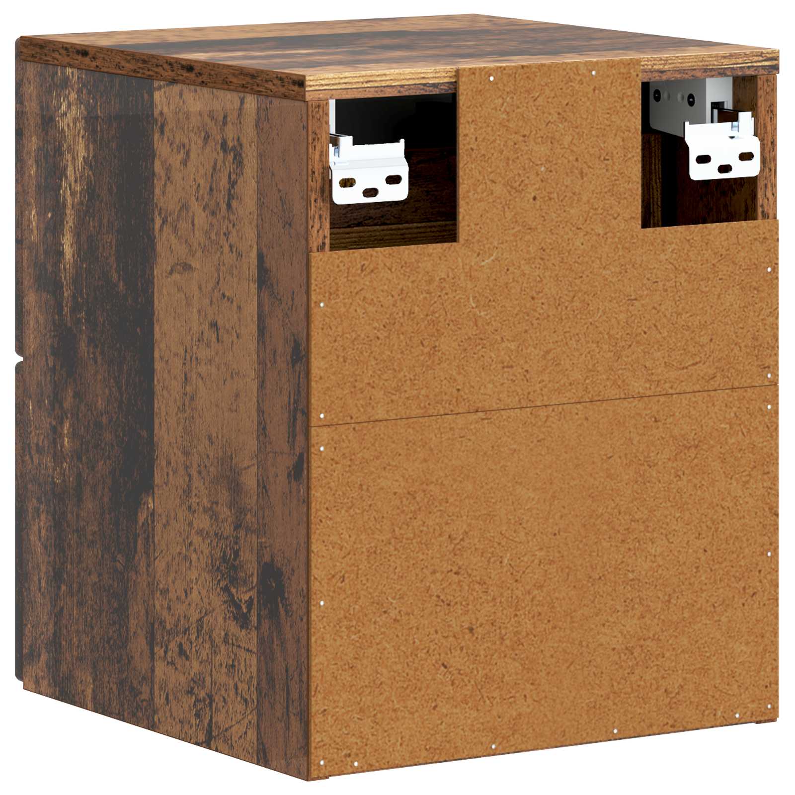 Cabinet de chevet mural 2 pcs Bois ancien 33 x 34,5 x 40 cm - XIOS