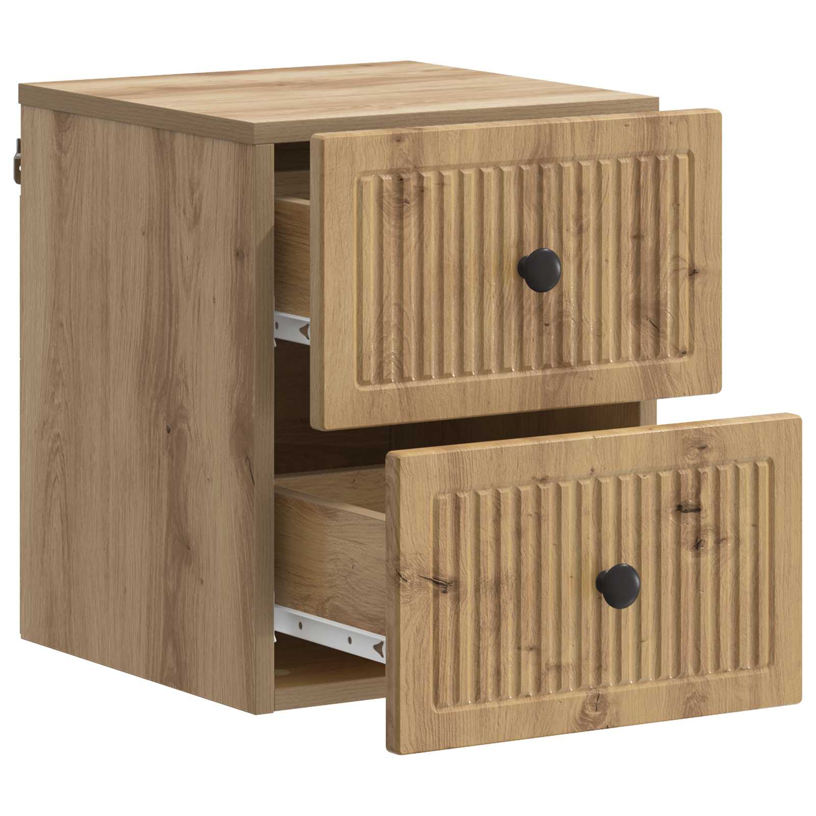Cabinet de chevet mural 2 pcs Chêne artisanal 33 x 34,5 x 40 cm - XIOS