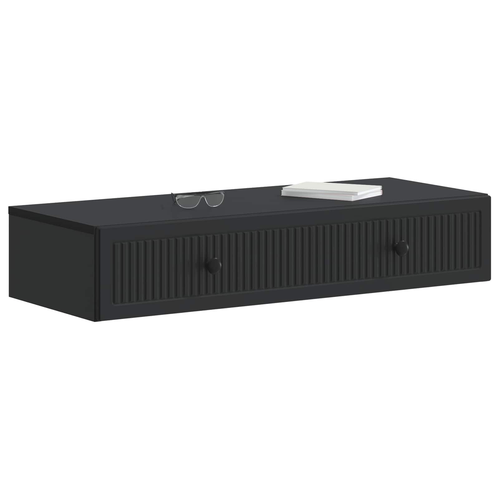 Table d'appoint murale Noir 87,5 x 34,5 x 17 cm - XIOS