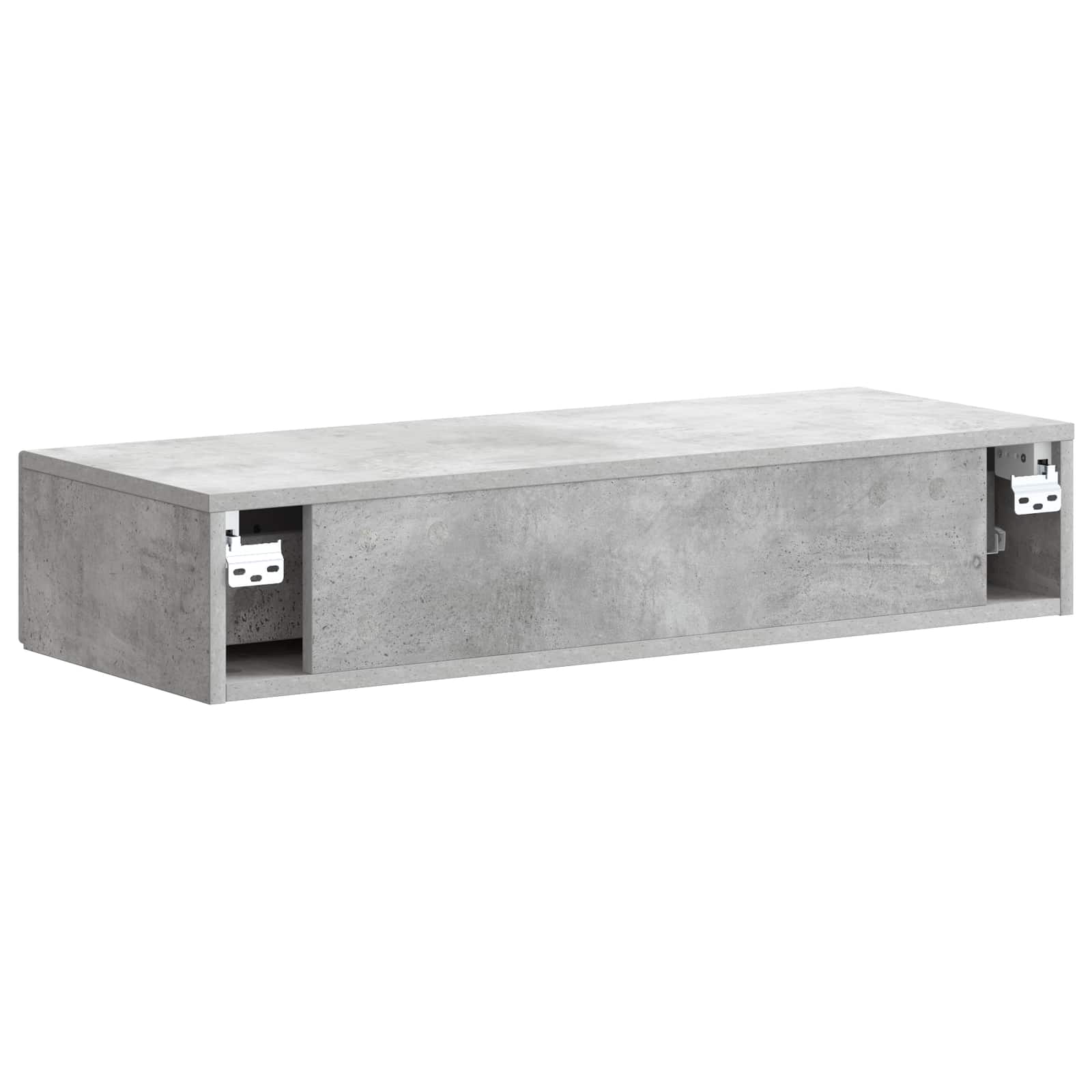 Table d'appoint murale Gris béton 87,5 x 34,5 x 17 cm - XIOS