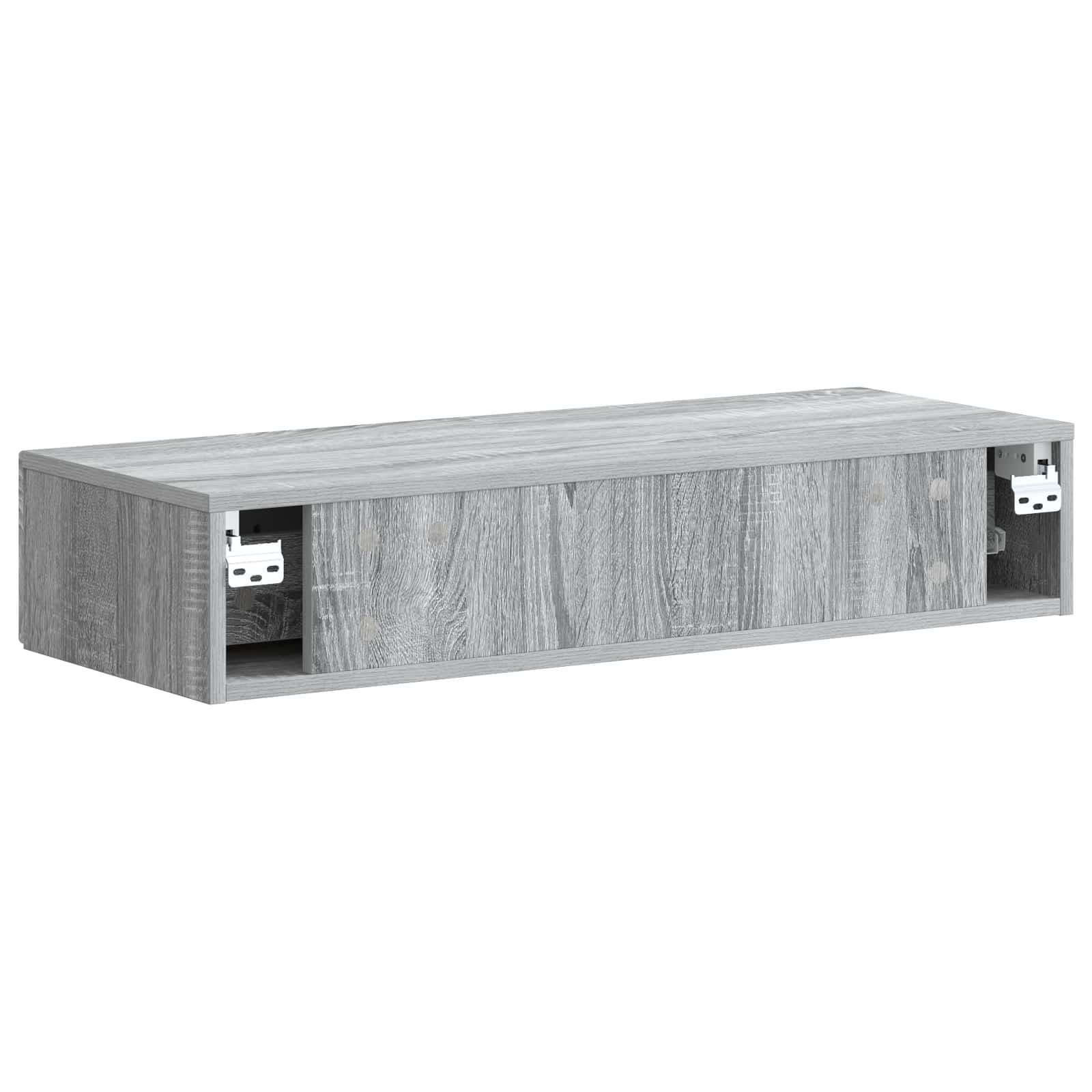 Table d'appoint murale Sonoma gris 87,5 x 34,5 x 17 cm - XIOS