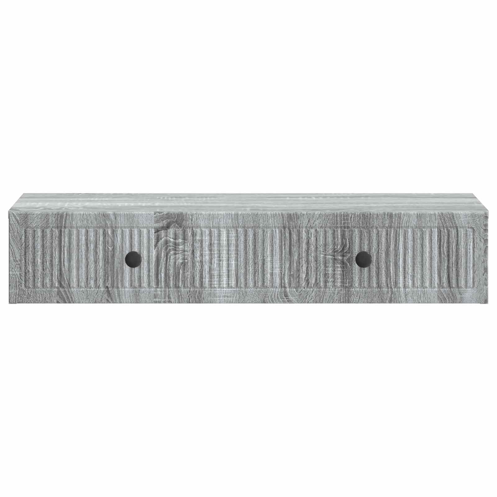 Table d'appoint murale Sonoma gris 87,5 x 34,5 x 17 cm - XIOS